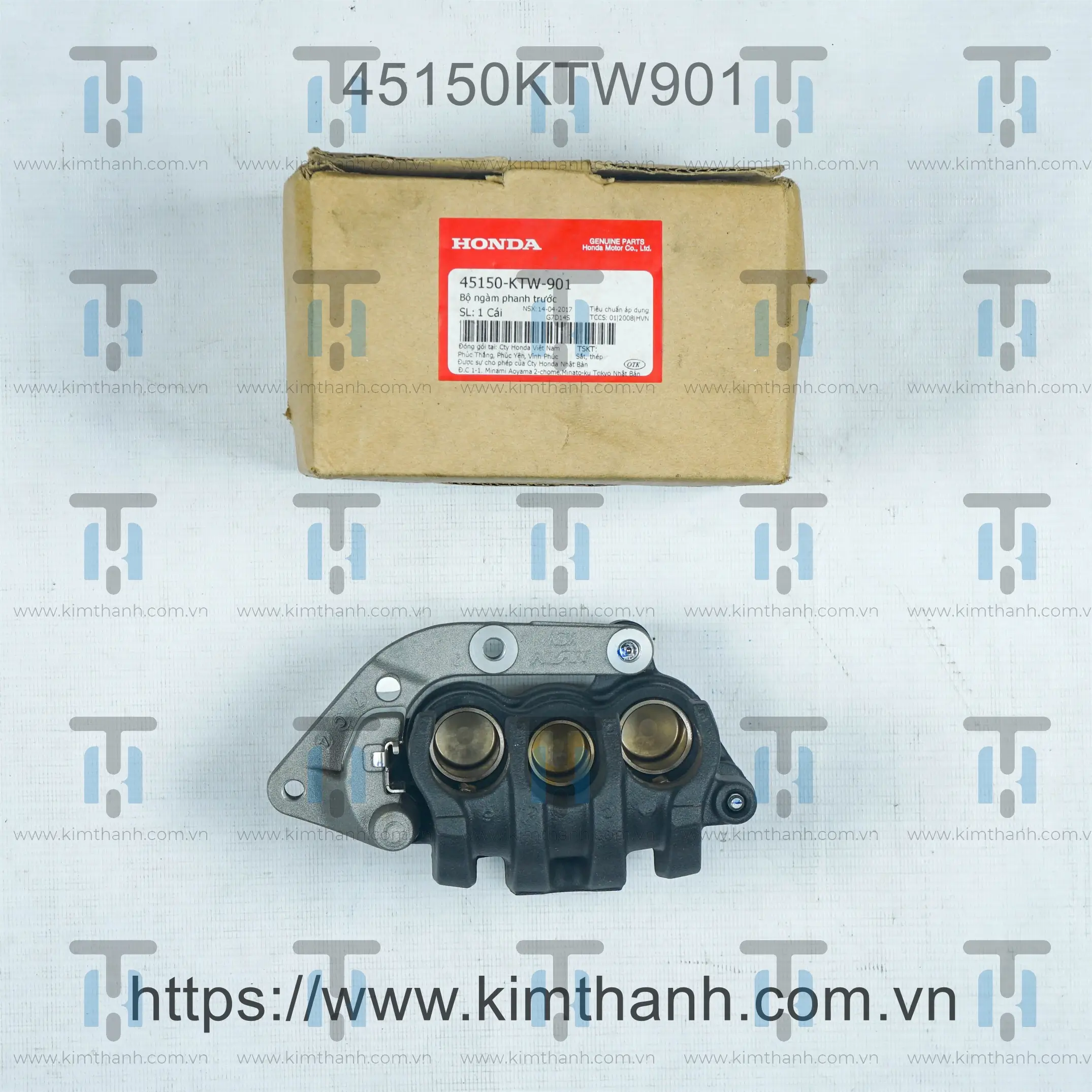 Heo dầu trước 3 piston CBS - không bố Việt Nam SH 2017 - LED