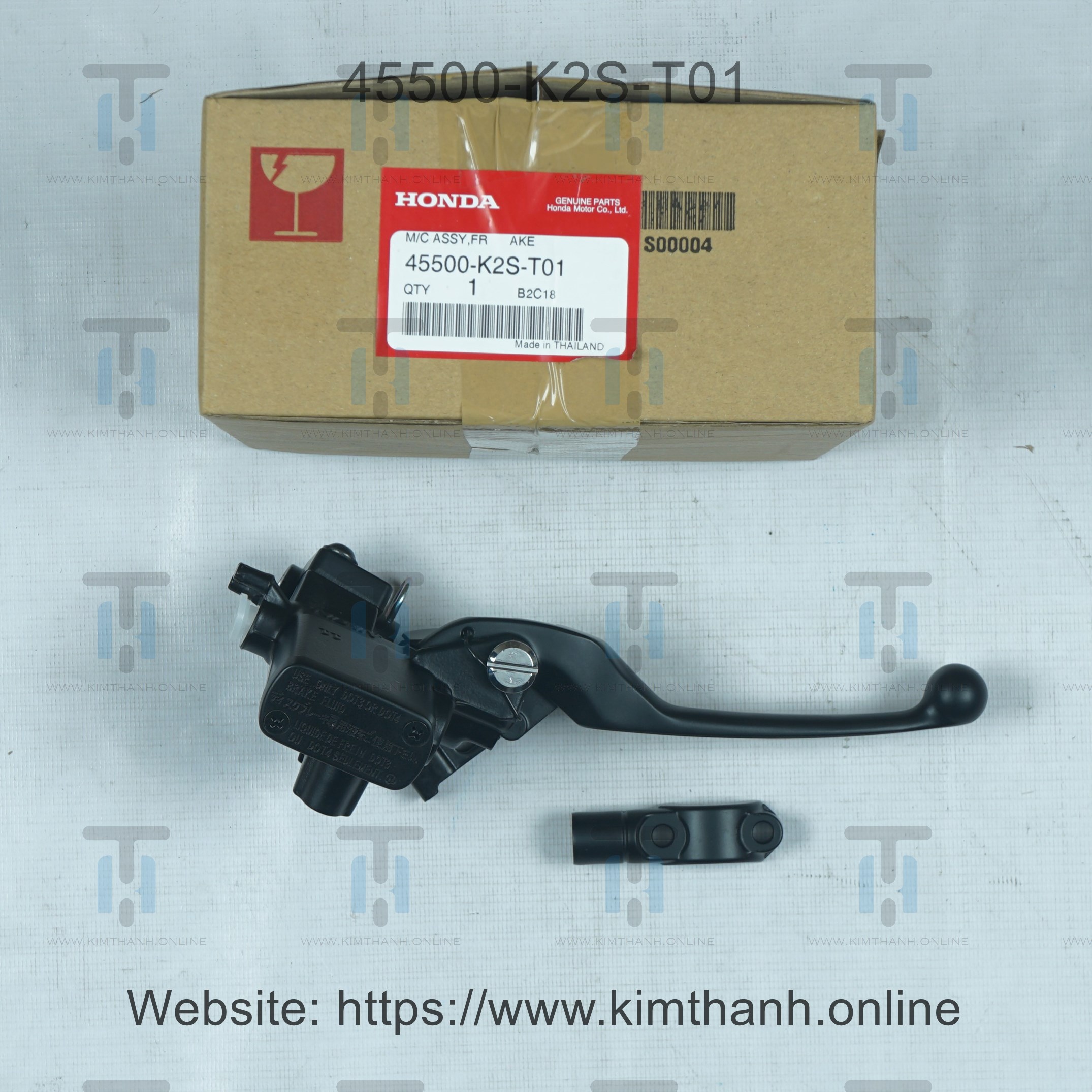 Tay dầu phải đầy đủ - CBS Click Honda Thái 2022 - 2024