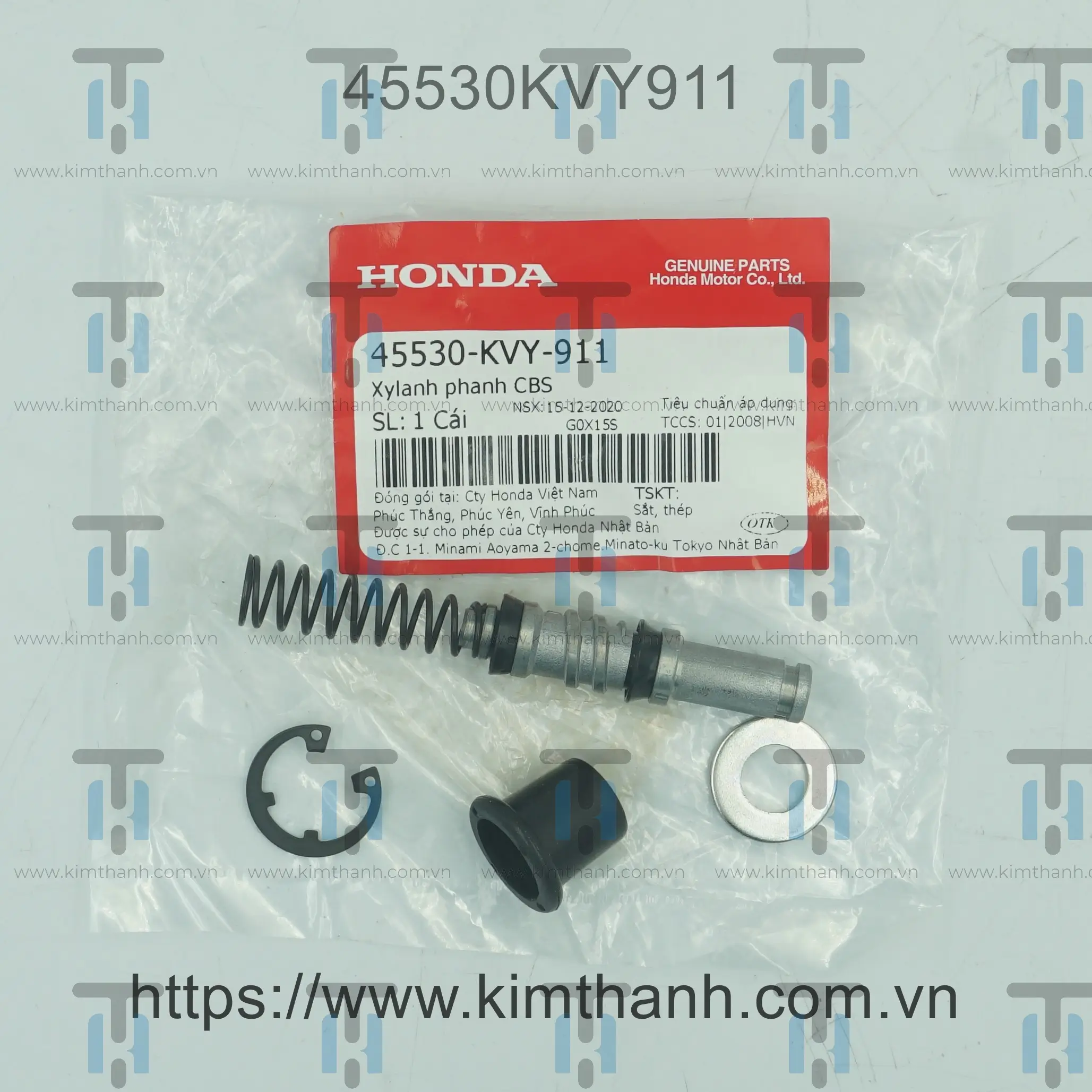 Xi lanh tay phanh dầu - nhỏ Click 110cc Honda Việt Nam