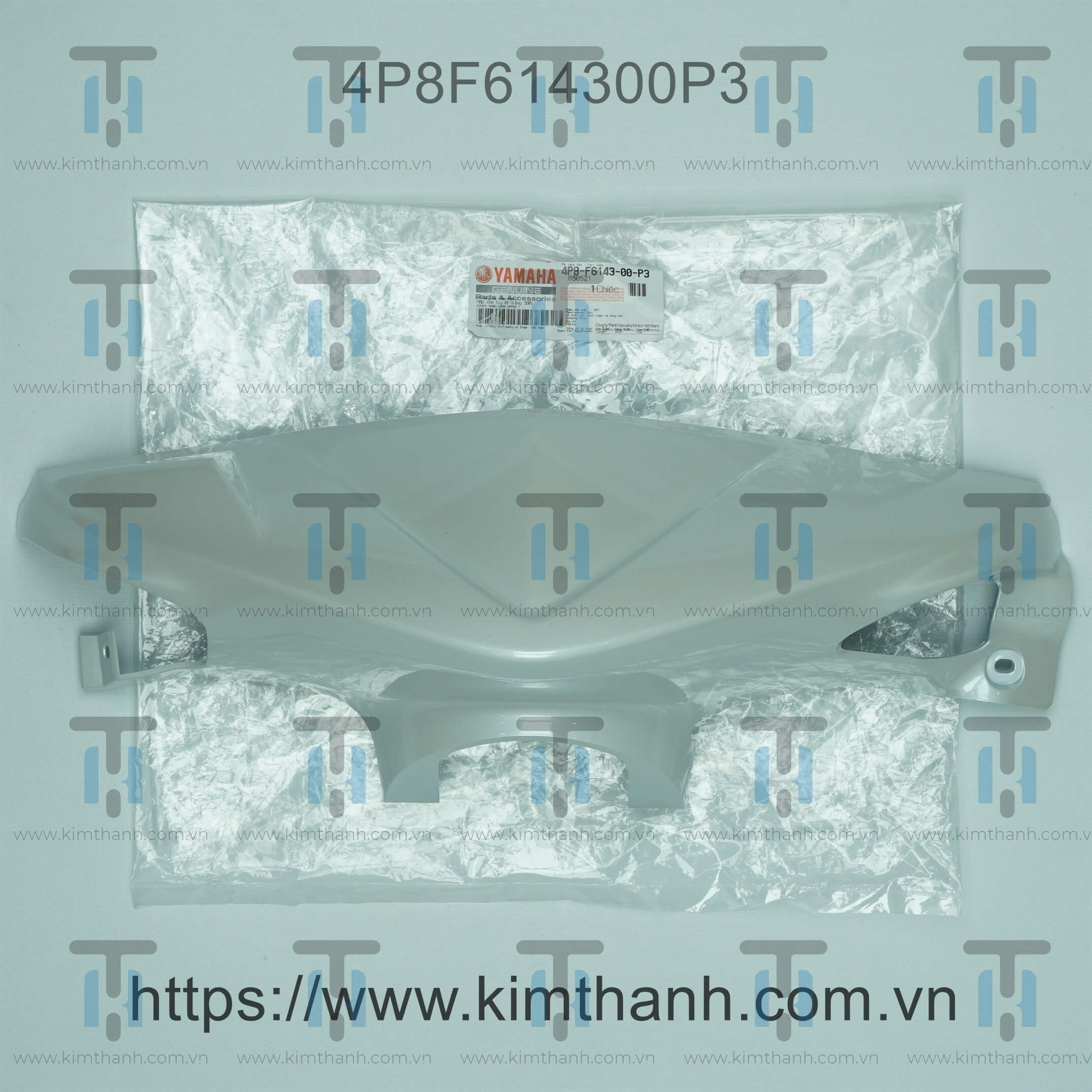 Ốp tay lái trước trắng xanh Ultimo