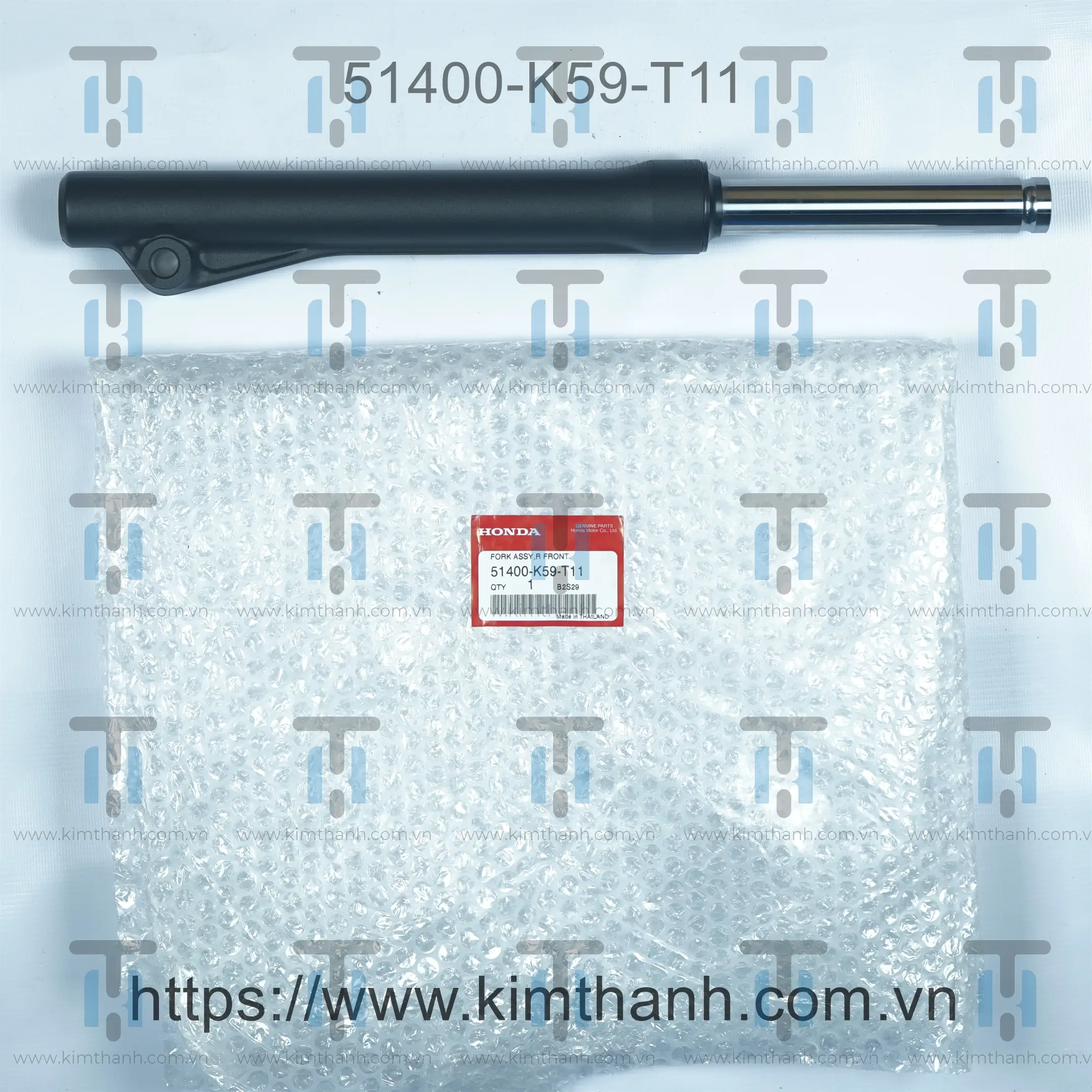 Phuộc trước đen mờ phải Click Honda Thái 2018 - 2021