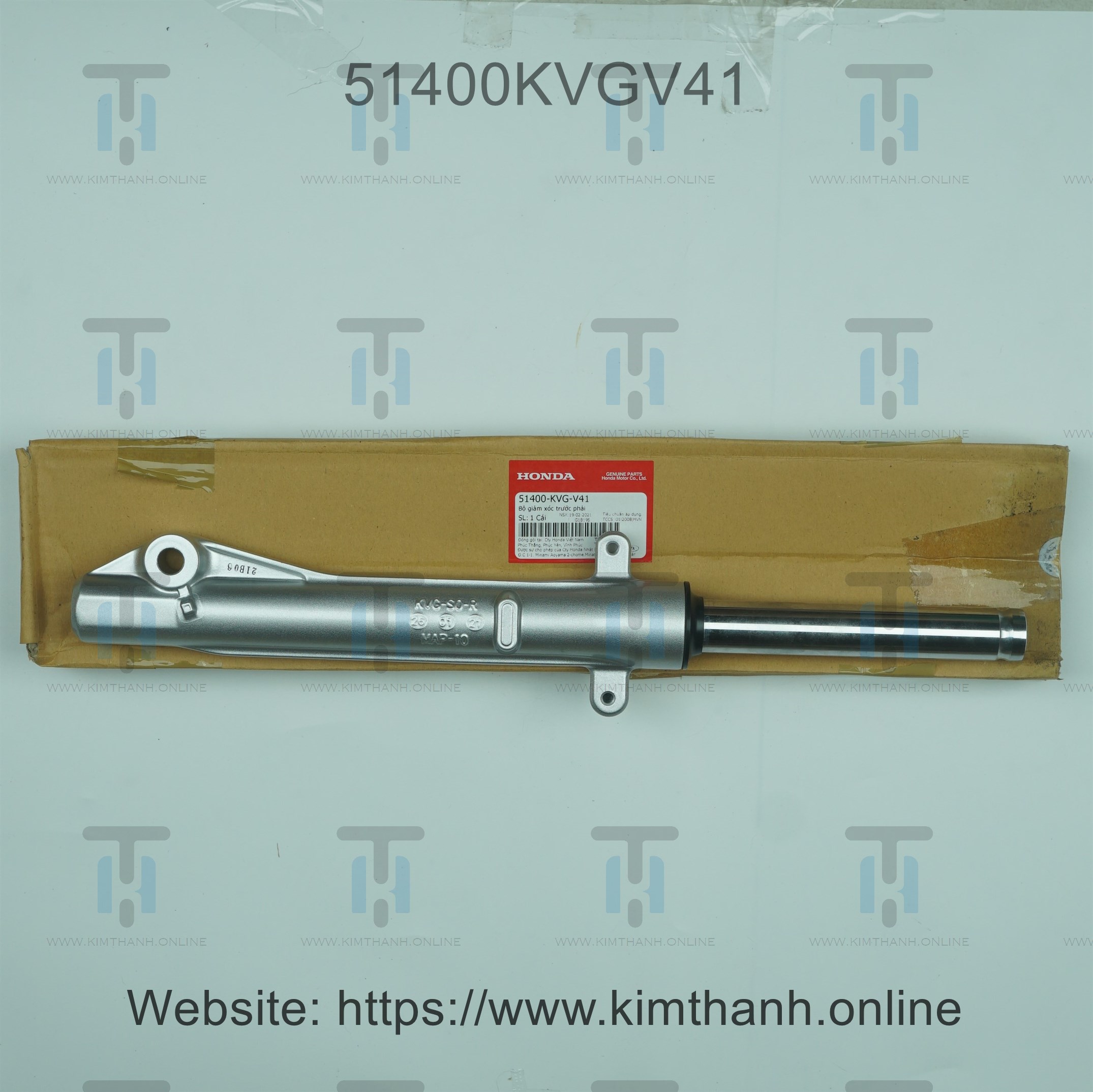 Phuộc trước bạc phải Air Blade 2011 2012 đầu bò