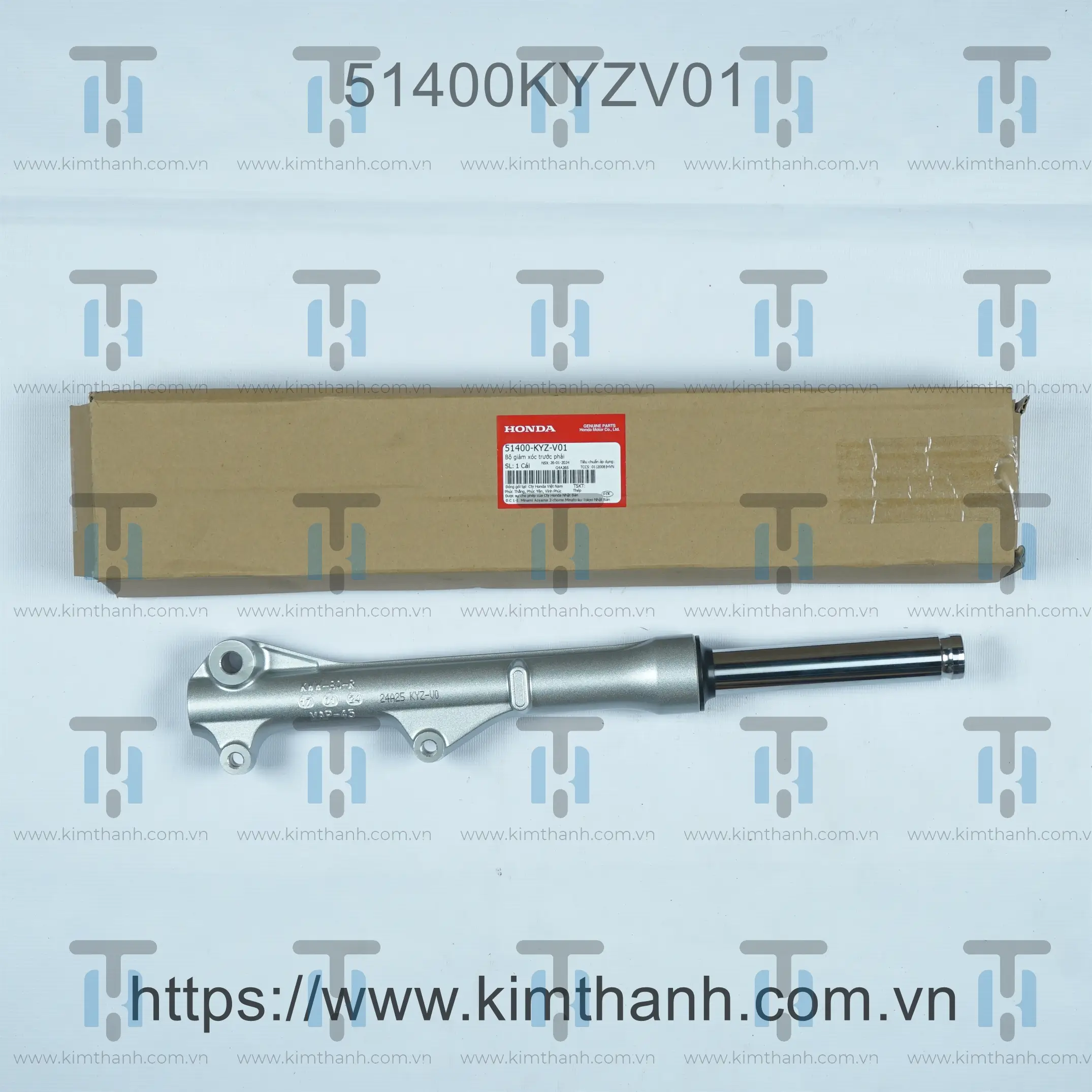 Phuộc trước phải bạc Future 125cc 2013