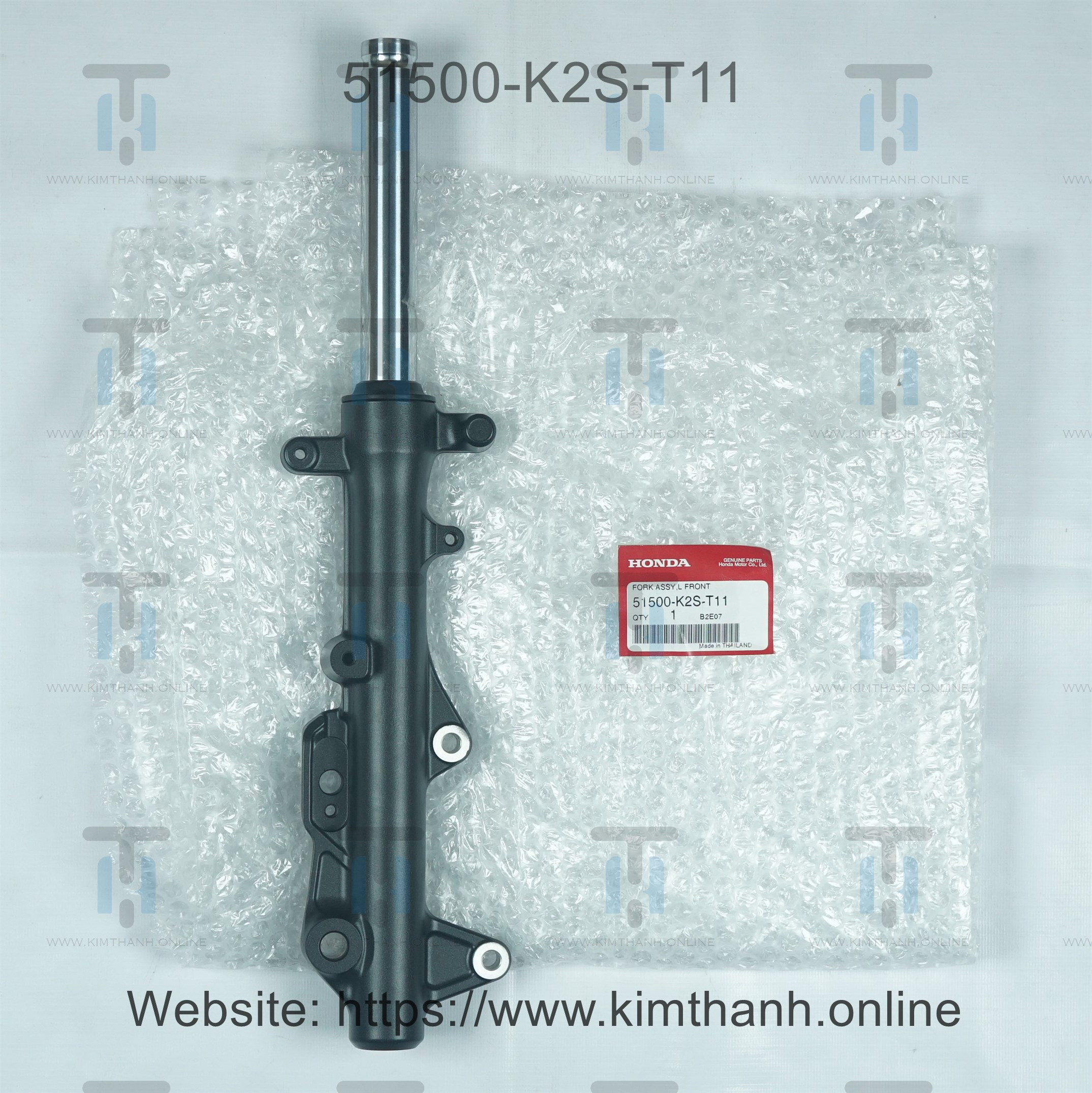 Phuộc trước đen mờ trái - ABS Click Honda Thái 2022 - 2024