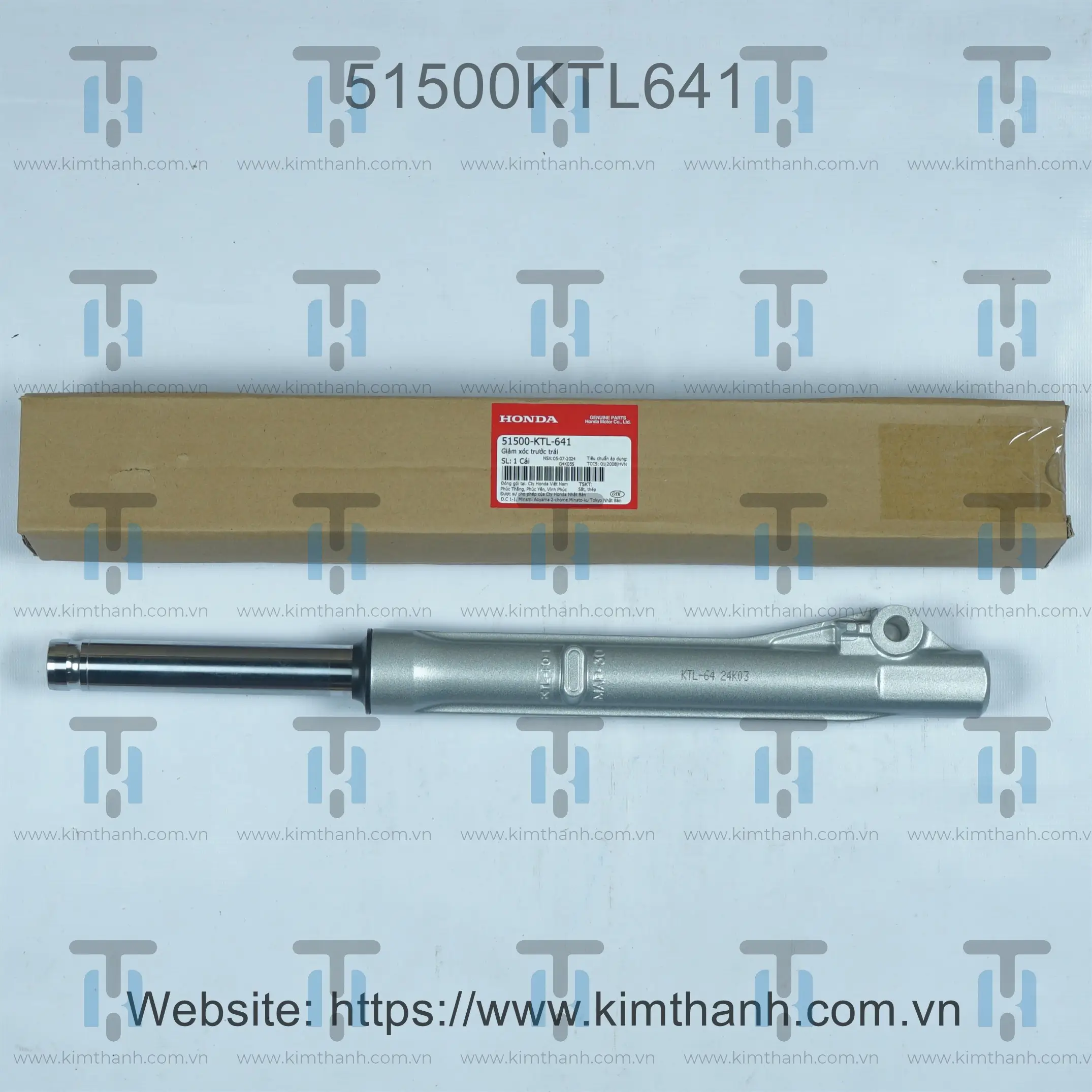 Phuộc trước trái bạc đĩa Wave RS 2 nạ 2010
