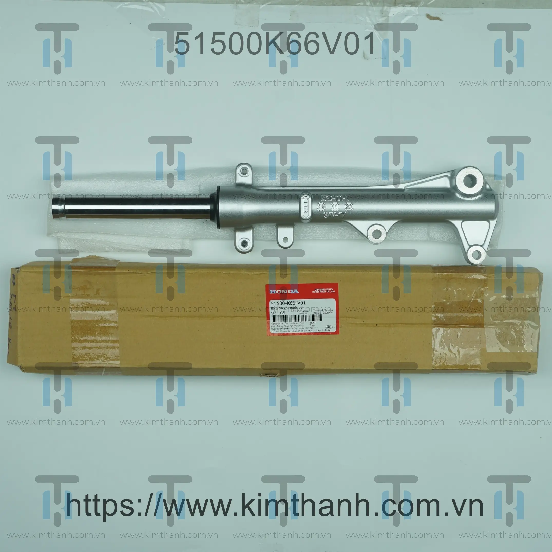 Phuộc trước bạc trái Air Blade 2013 - 2015 đèn cầu
