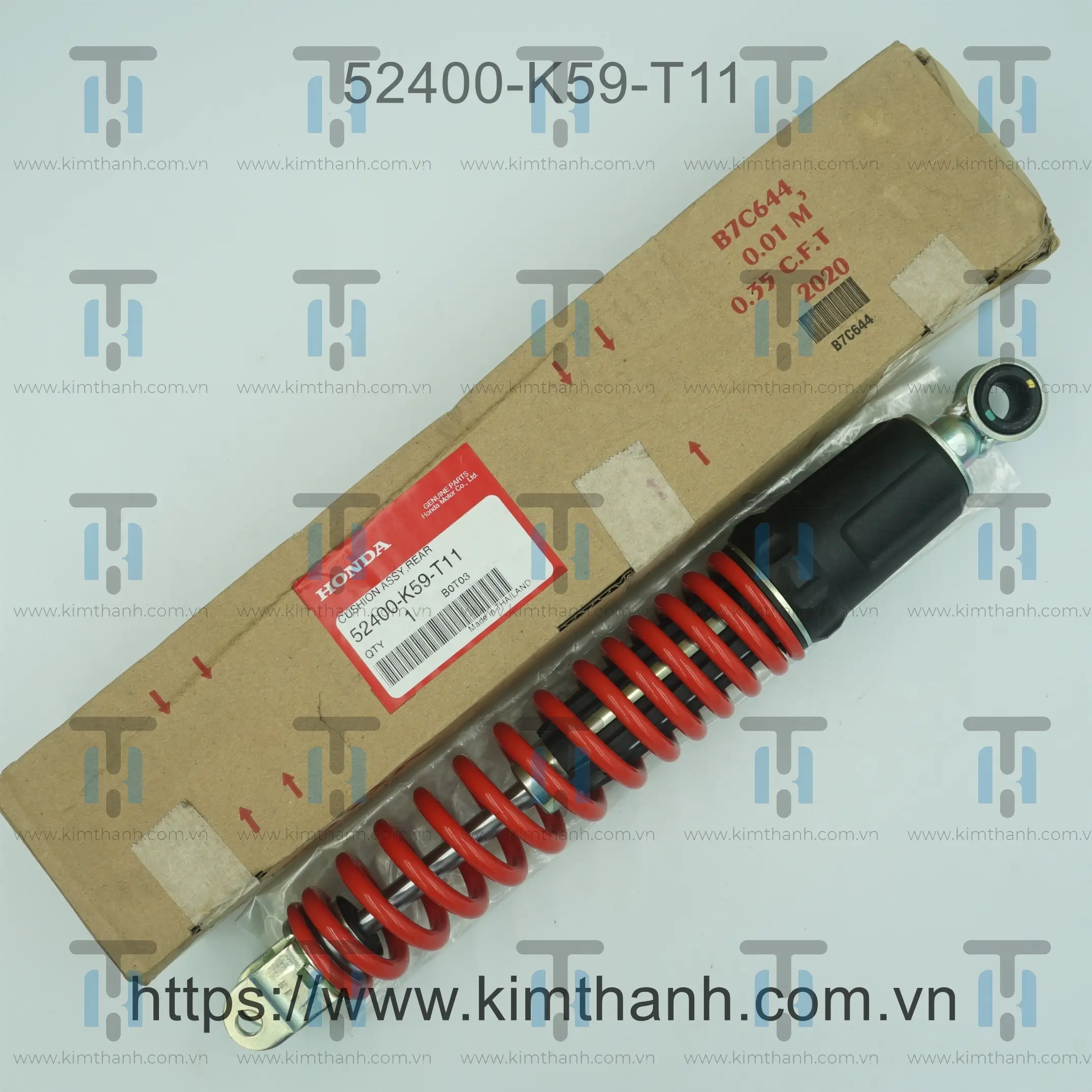 Phuộc sau đỏ Click Honda Thái 2018 - 2021