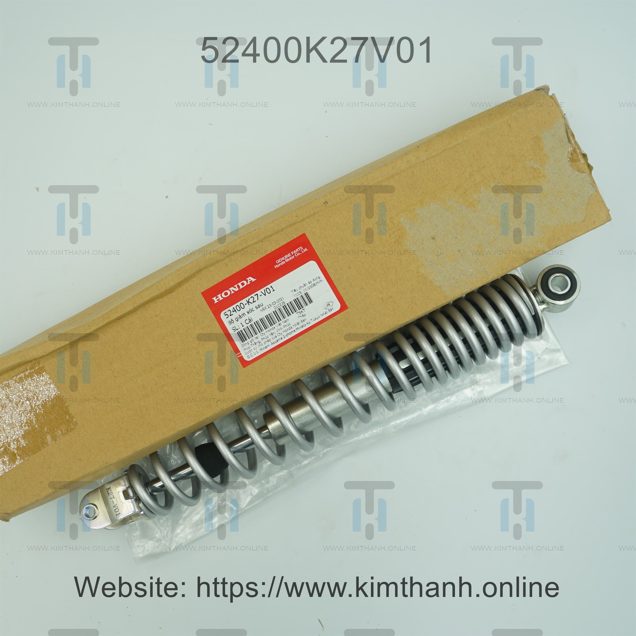 Phuộc sau bạc Air Blade 2013 - 2015 đèn cầu