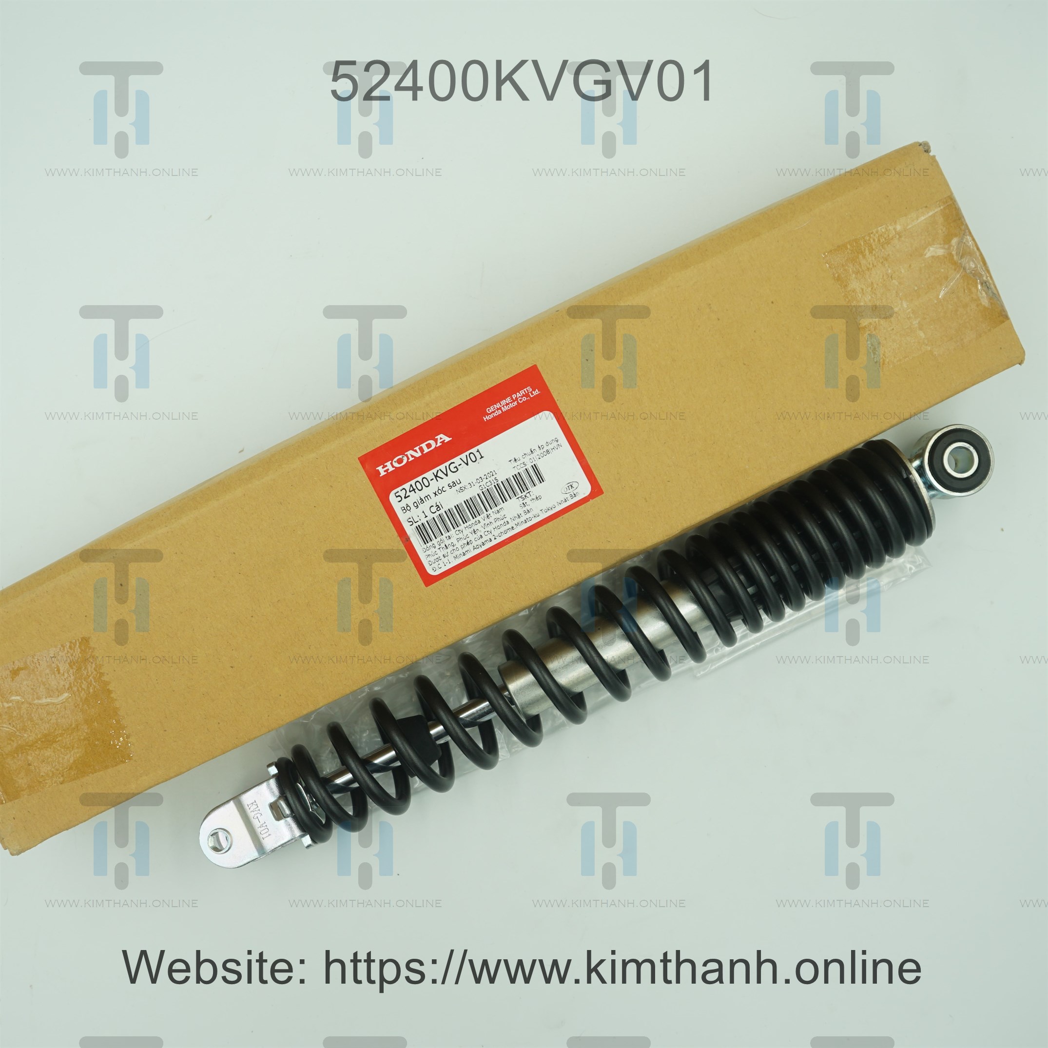 Phuộc sau Honda Việt đen Air Blade đời đầu