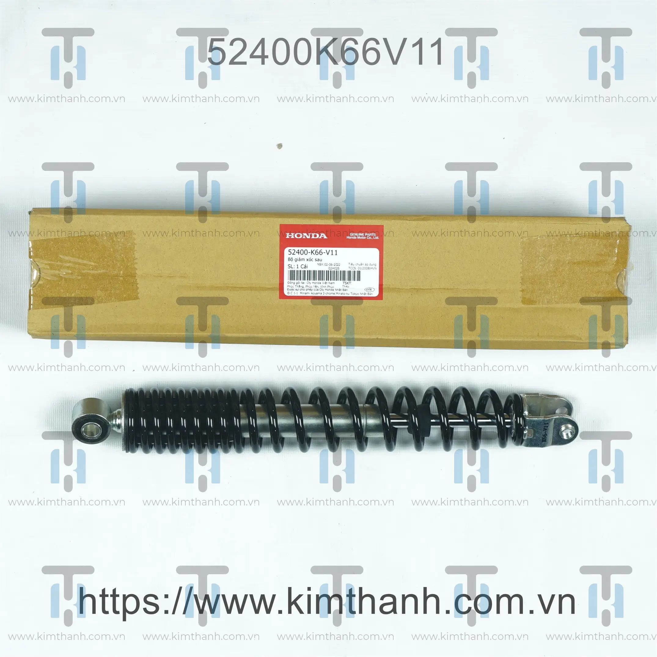 Cặp phuộc sau cho xe Air Blade 2016 màu đen
