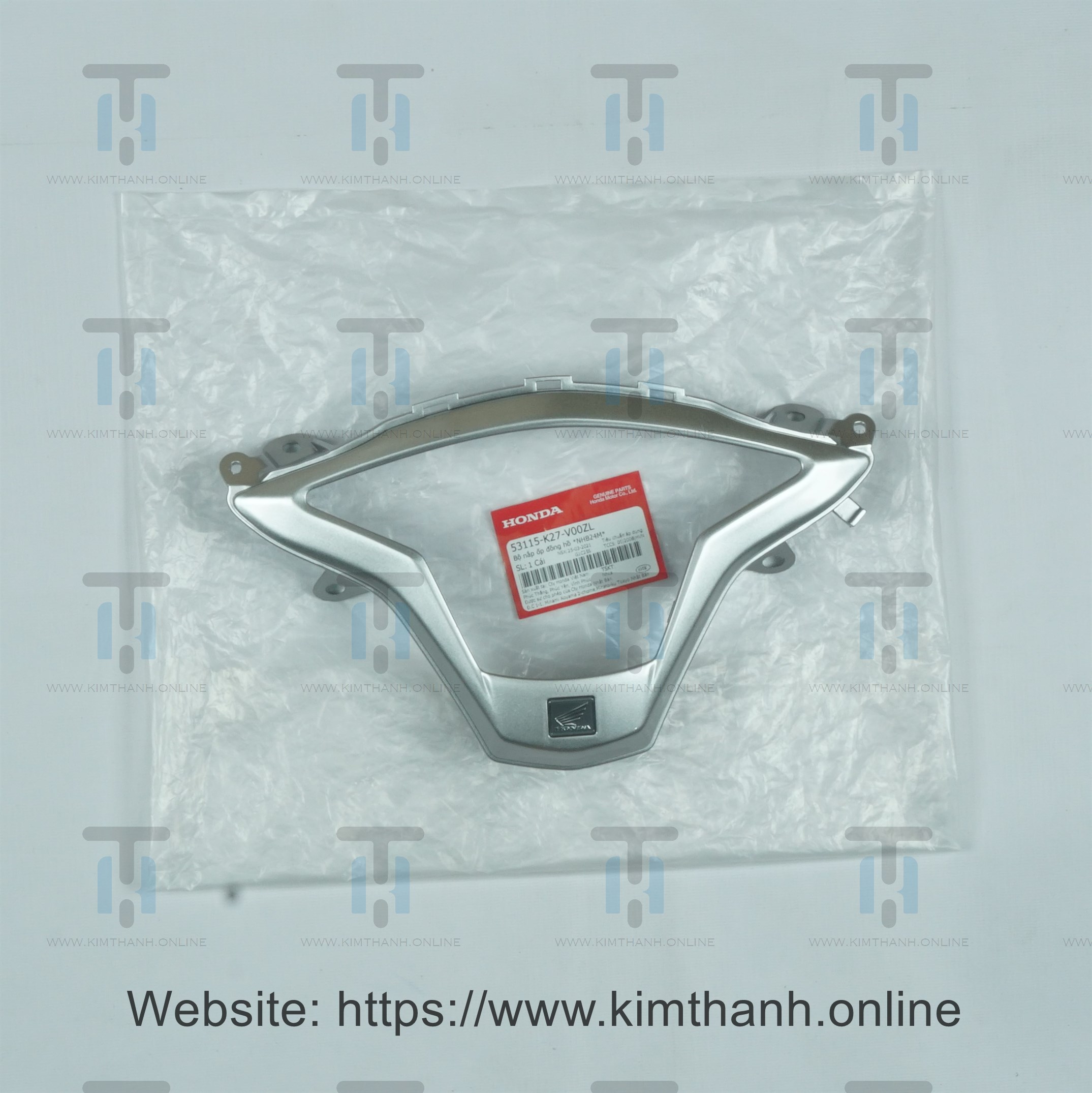 Viền đồng hồ bạc Air Blade 2013 - 2015 đèn cầu