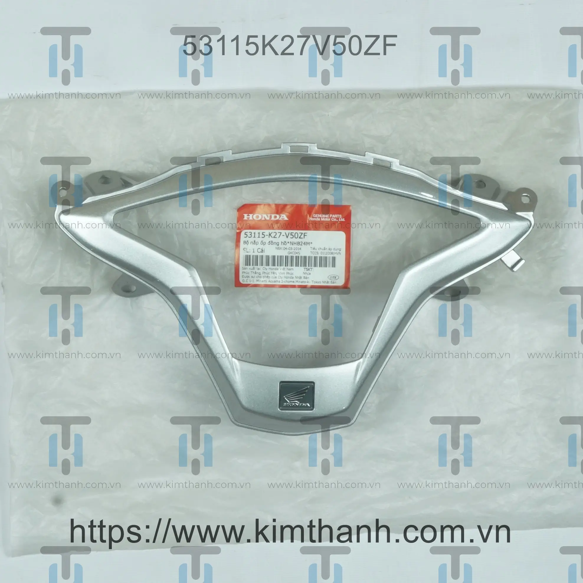 Viền đồng hồ bạc Air Blade 2013 - 2015 đèn cầu