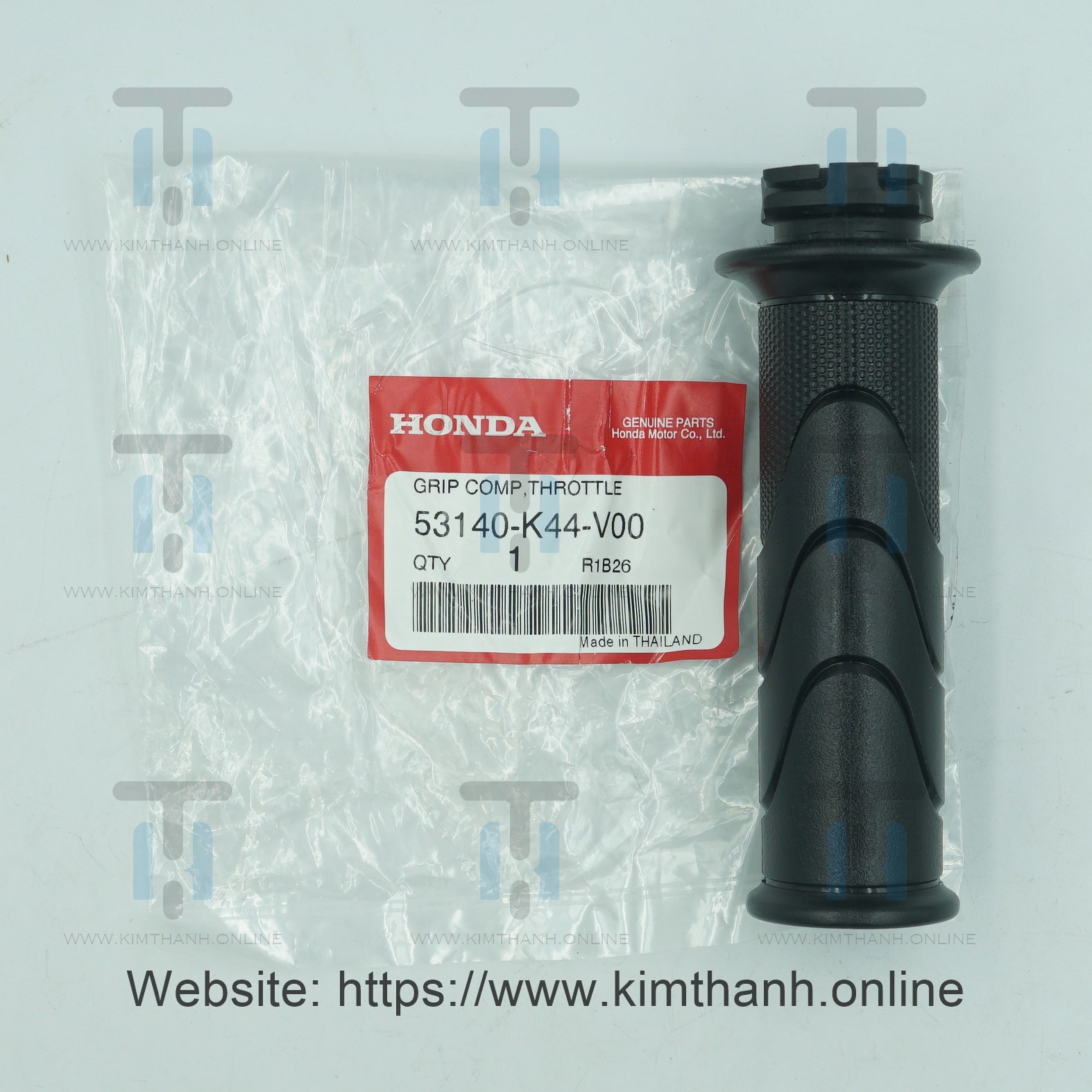 Bao tay phải - đen Click Honda Thái 2015 - 2017