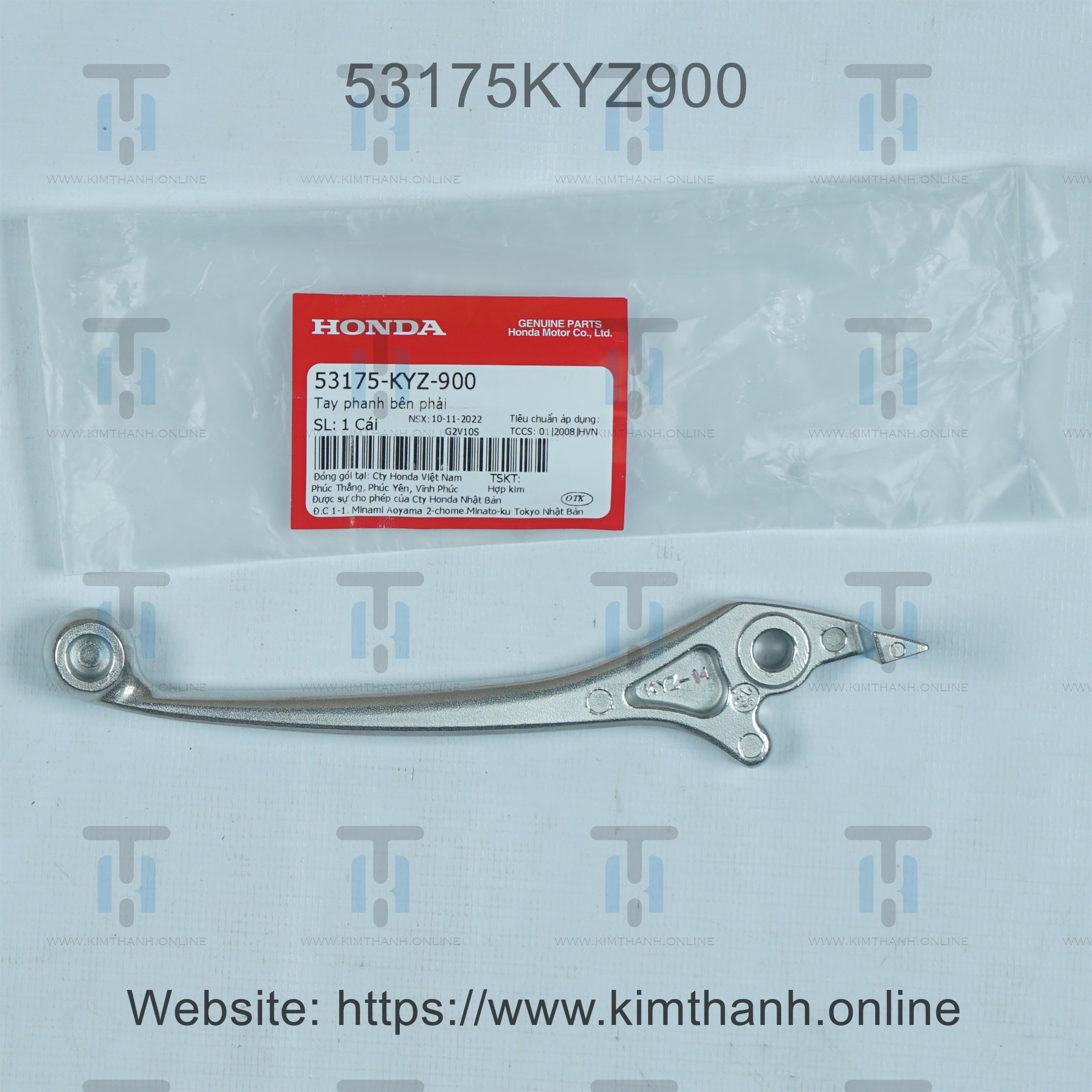 Tay thắng 150cc phải Air Blade 2020 - 2021 đèn LED