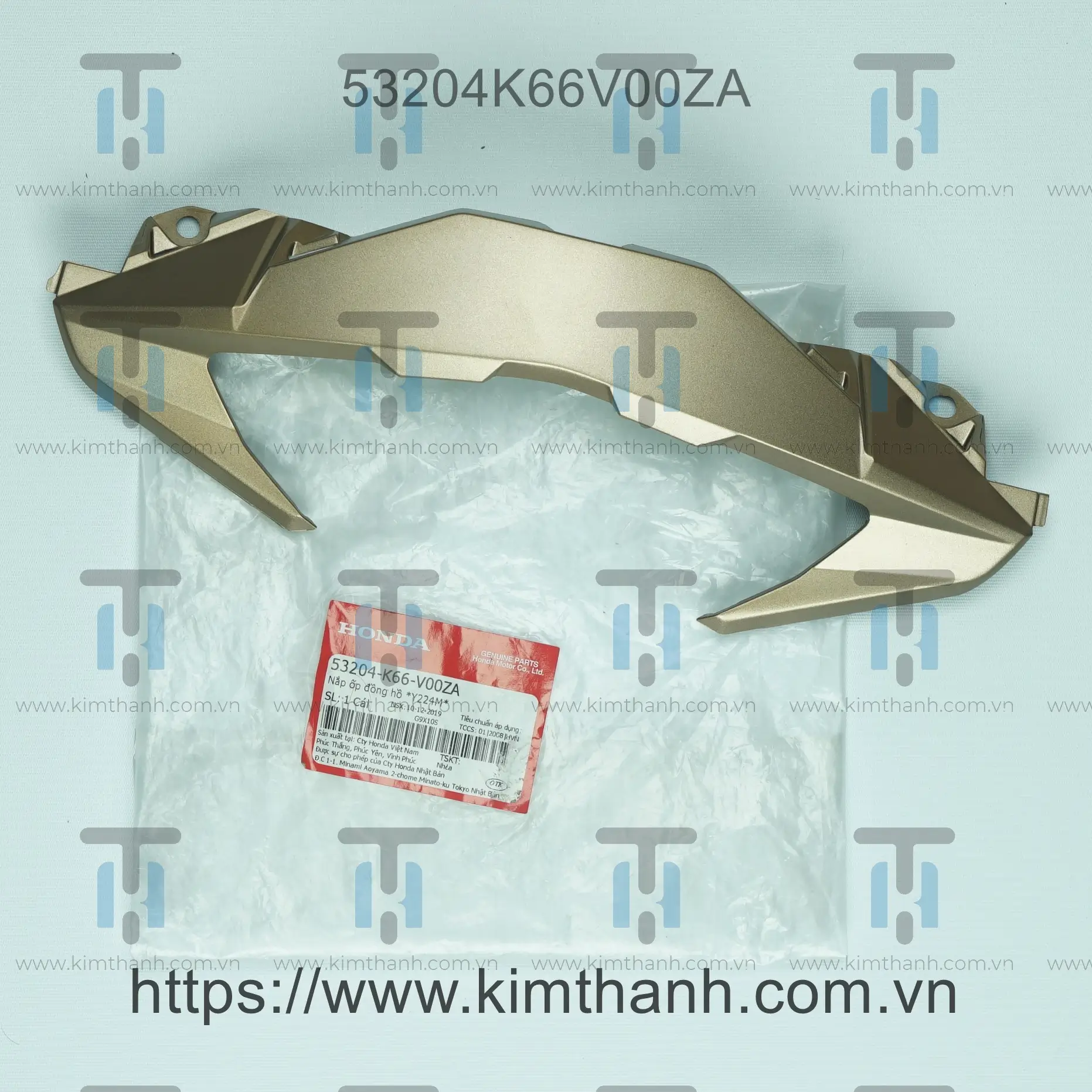 Viền đồng hồ đồng mờ Air Blade 2016 - 2019 đèn LED
