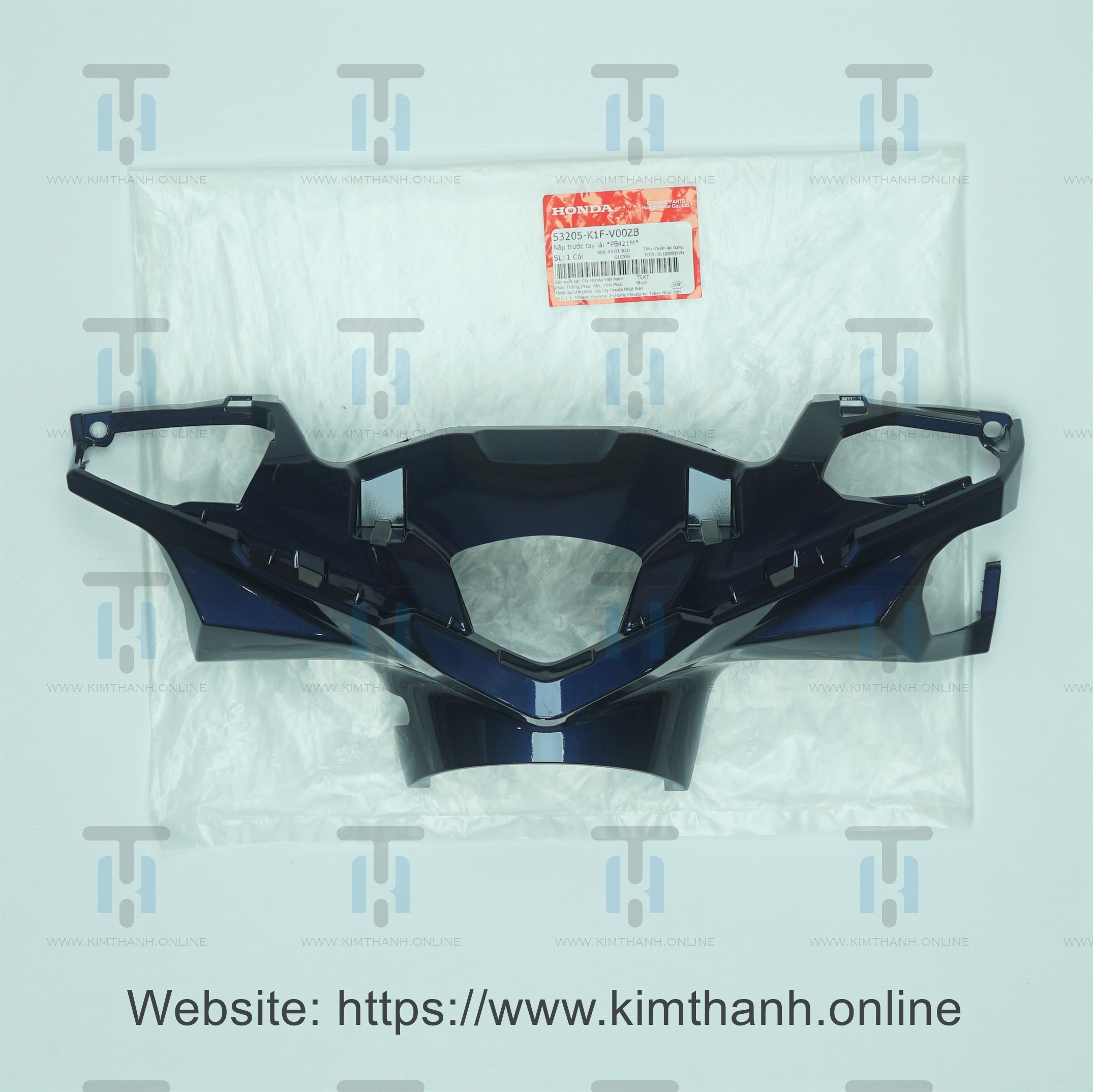 Ốp mão đầu xe Air Blade 2020 màu mực