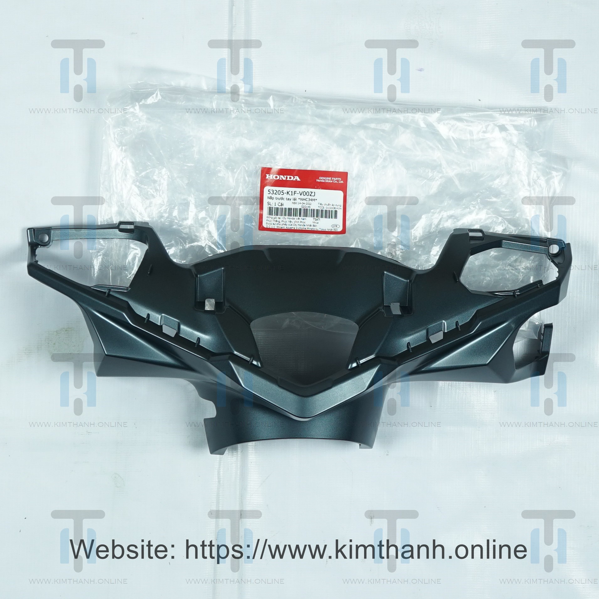 Ốp mão đầu xe Air Blade 2020 màu lục mờ
