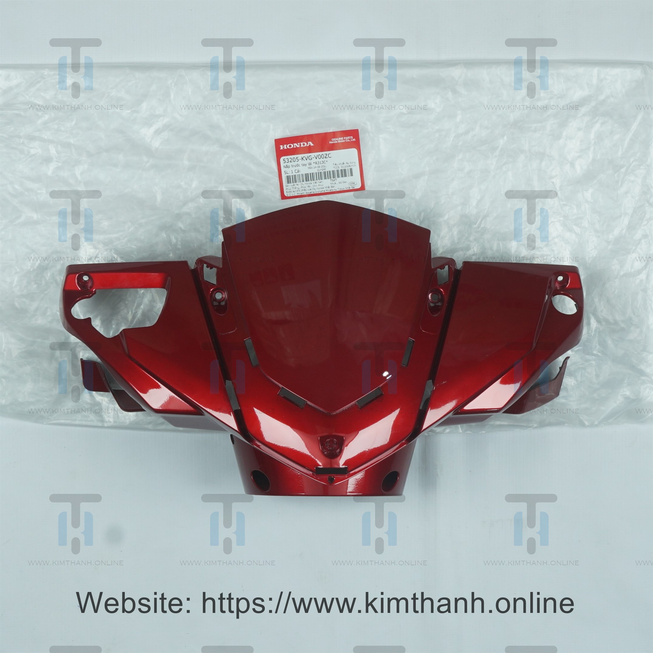 Đầu Honda Việt đỏ không tem Air Blade đời đầu