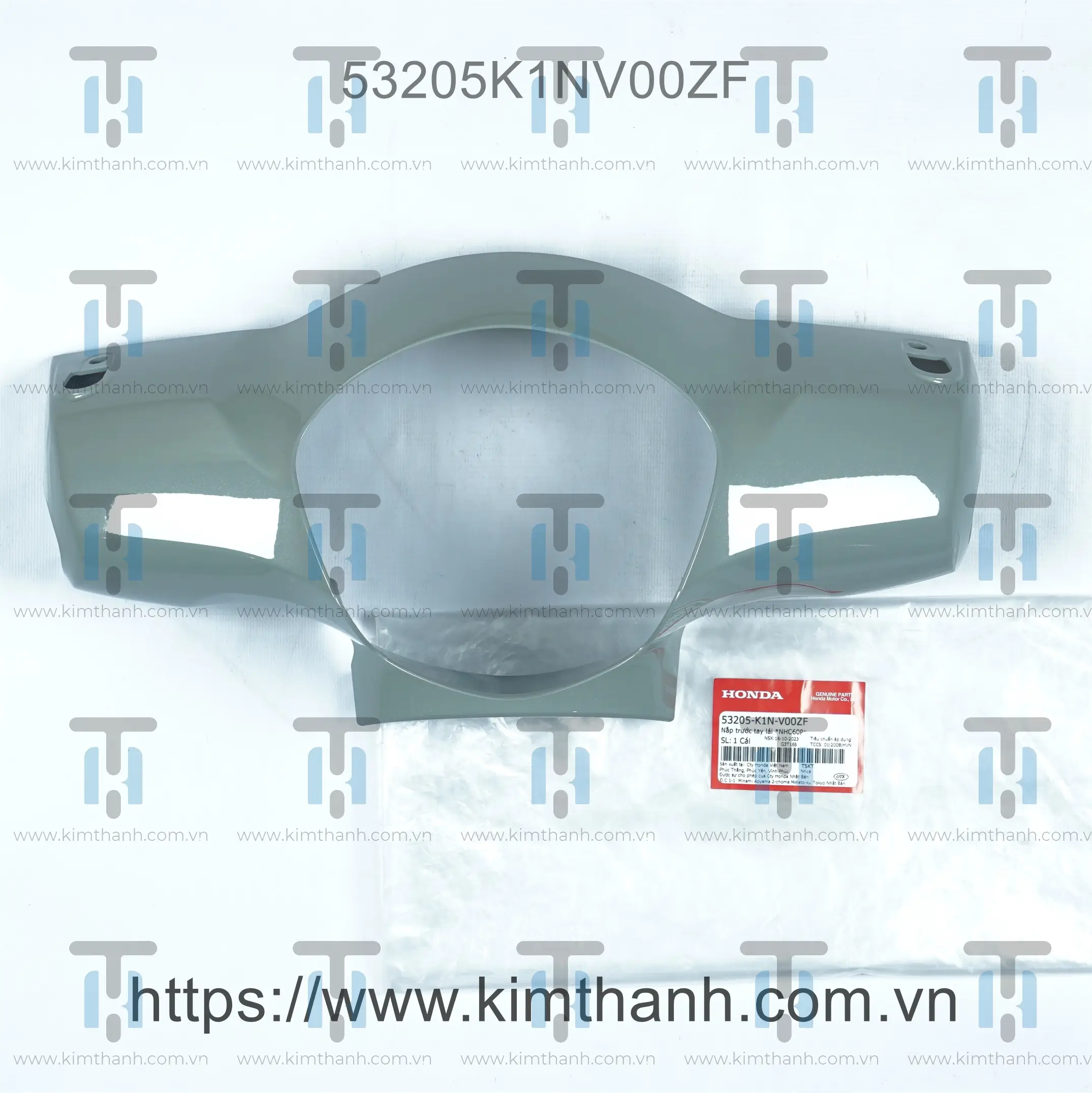 Ốp tay lái trước xám xi măng SH Mode 2021