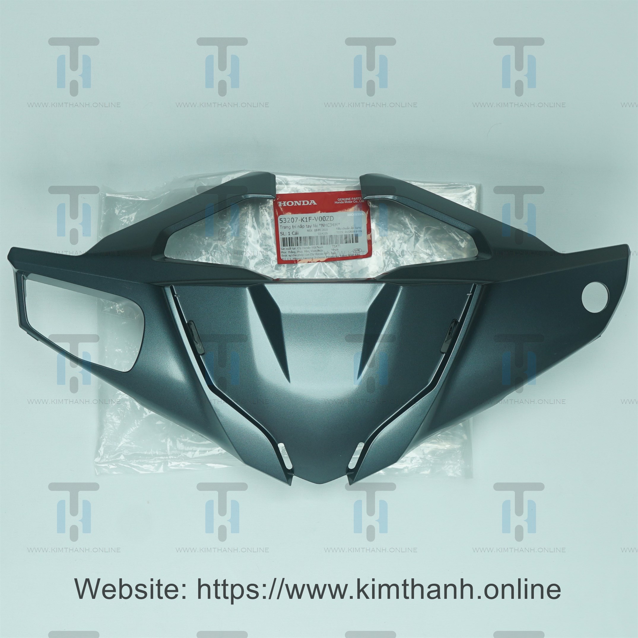 Ốp mão đầu xe Air Blade 2020 màu lục