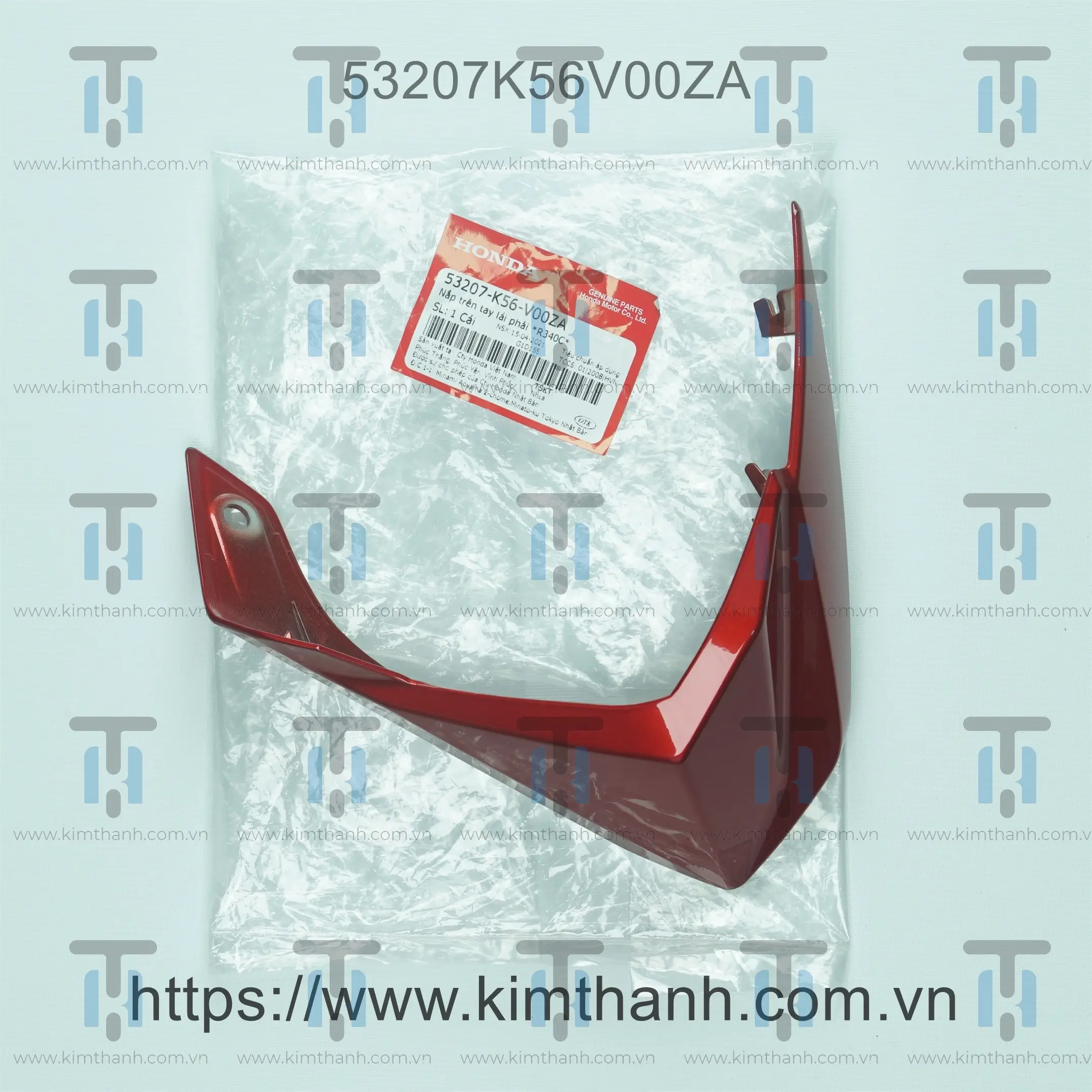 Ốp đầu trước đỏ phải Winner 2016 V1 đời đầu