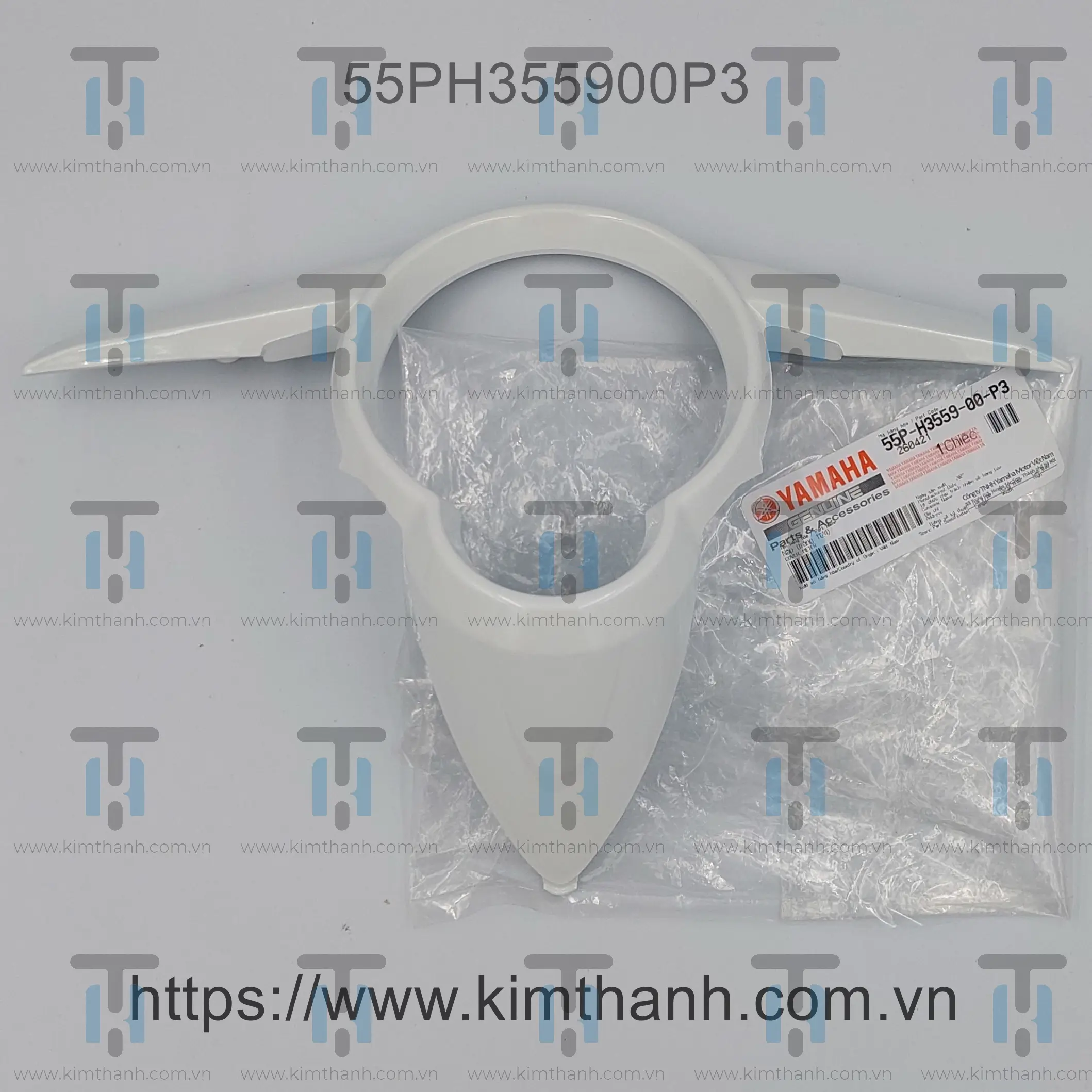 Viền đồng hồ trắng Exciter 2011 135cc 5 số