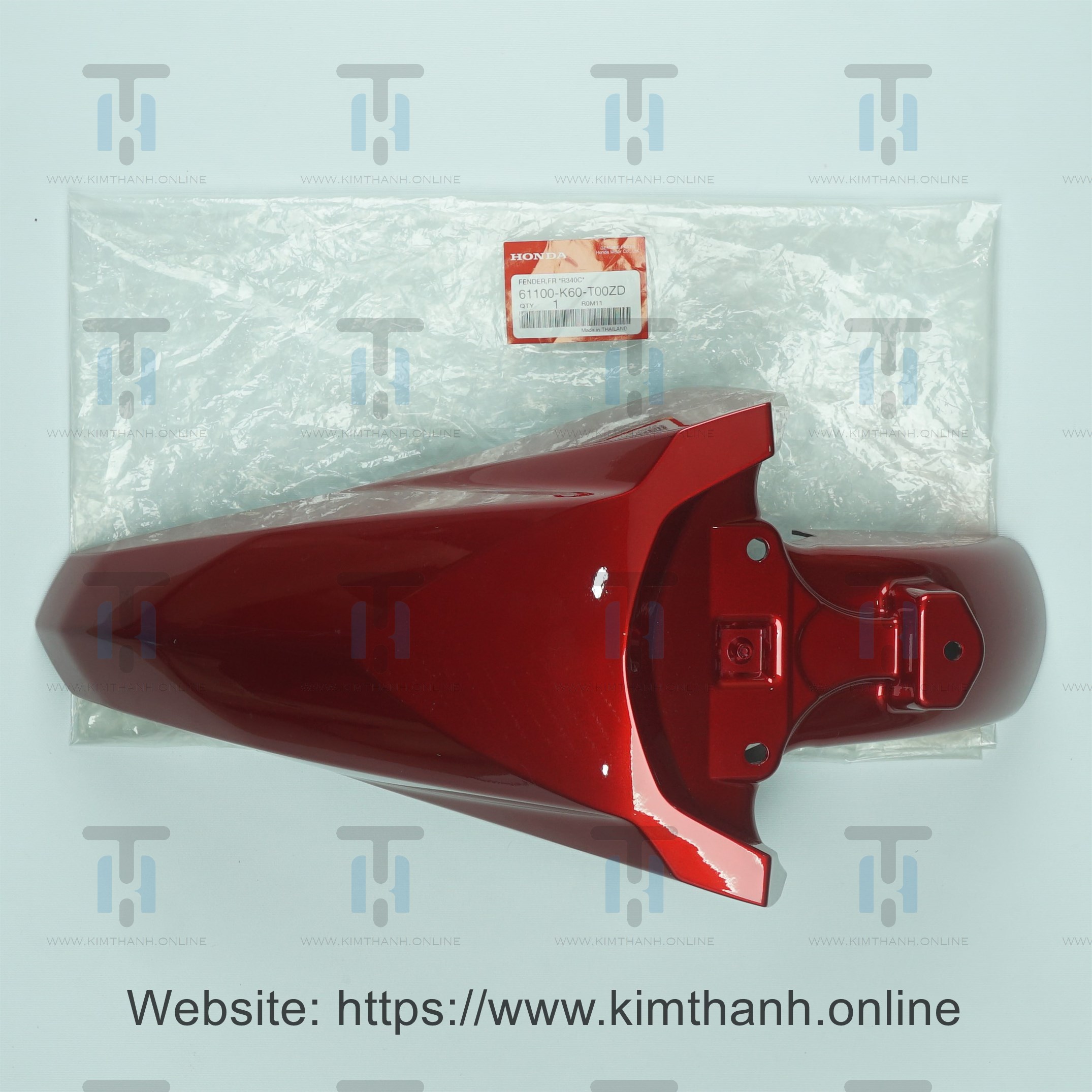 Dè trước đỏ Click Honda Thái 2015 - 2017