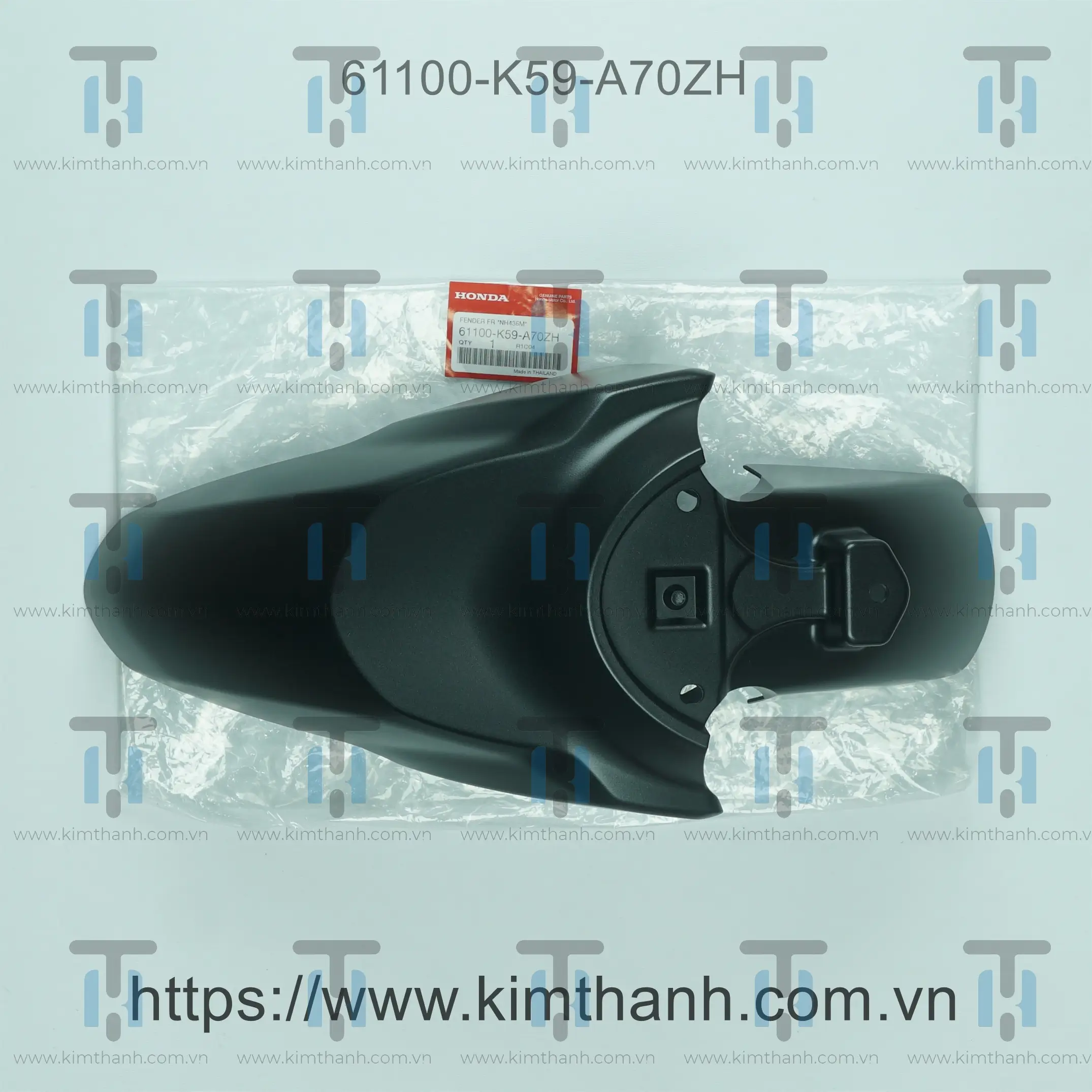 Dè trước đen mờ không tem Click Honda Thái 2018 - 2021
