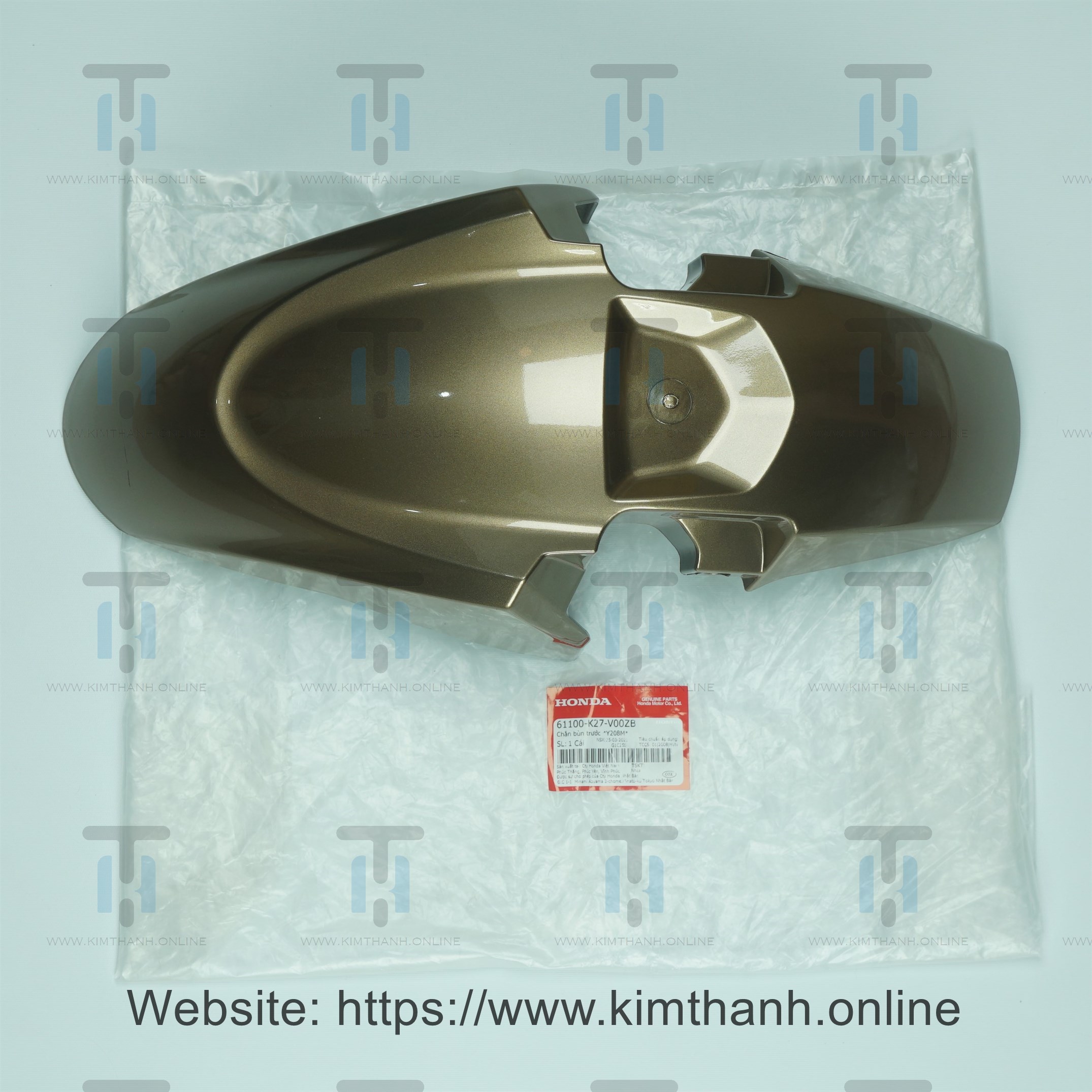 Dè trước đồng đậm không tem Air Blade 2013 - 2015 đèn cầu