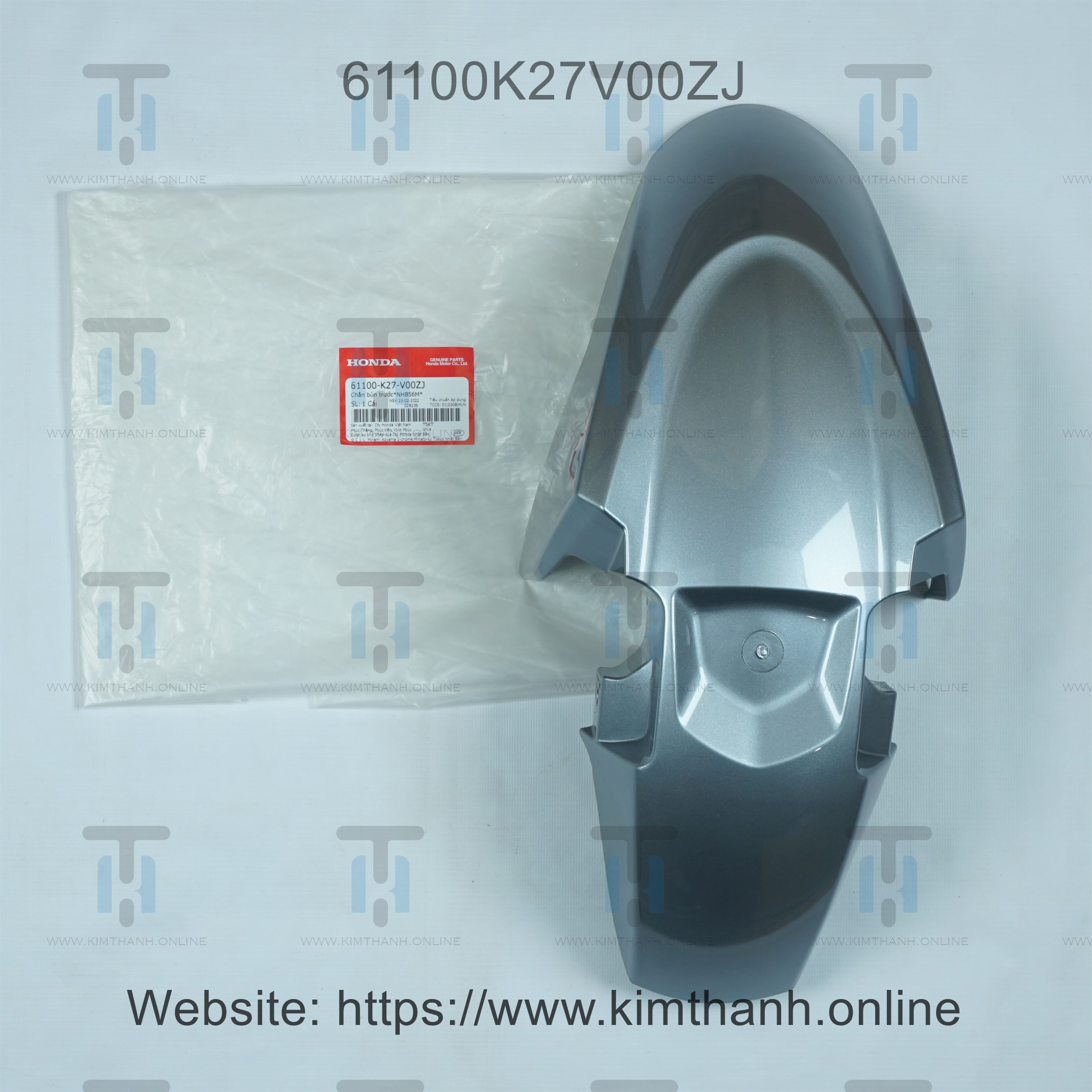 Dè trước xám không tem Air Blade 2013 - 2015 đèn cầu