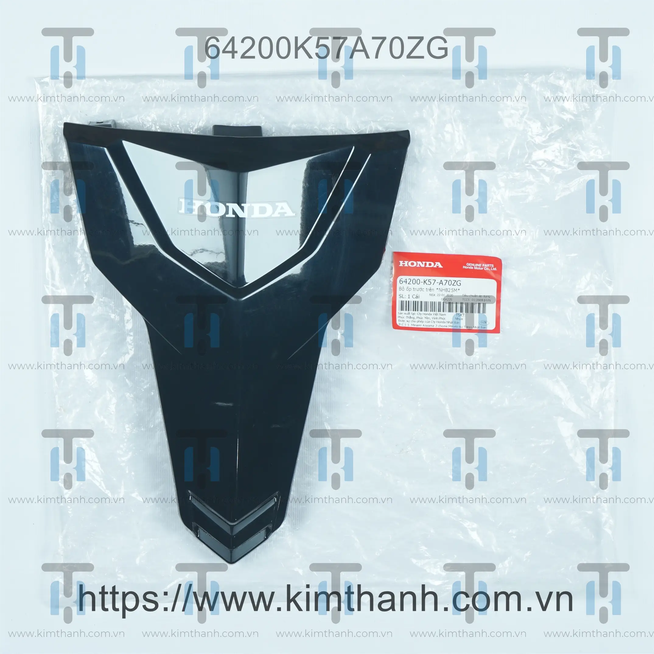 Mặt nạ đen bóng có tem Wave Blade 2017