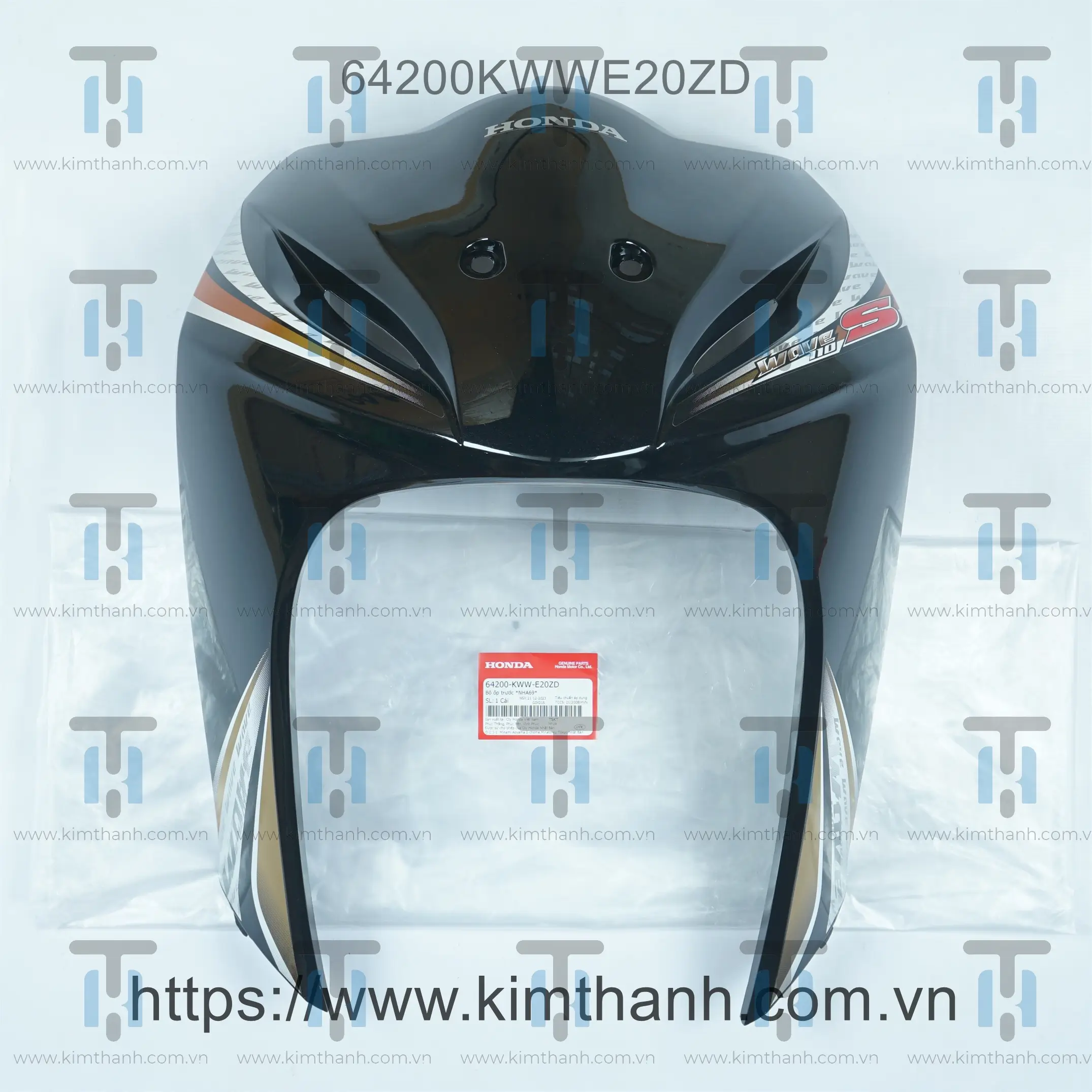 Mặt nạ đen tem đồng đời 2012 Wave S/RS 110cc