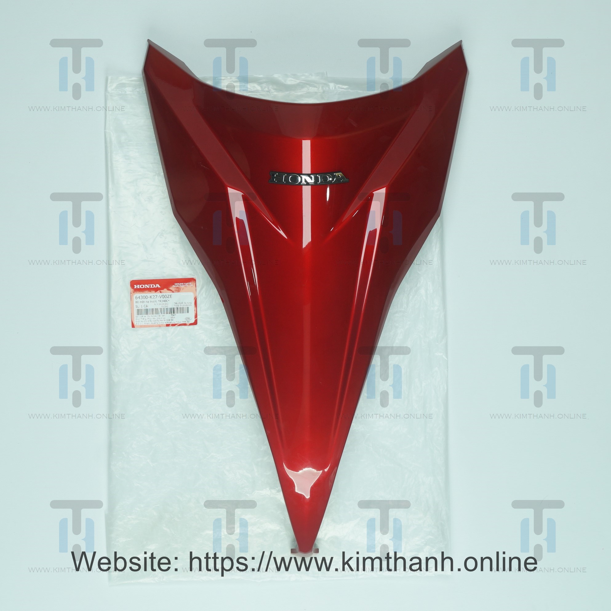 Mặt nạ đỏ có tem Air Blade 2013 - 2015 đèn cầu