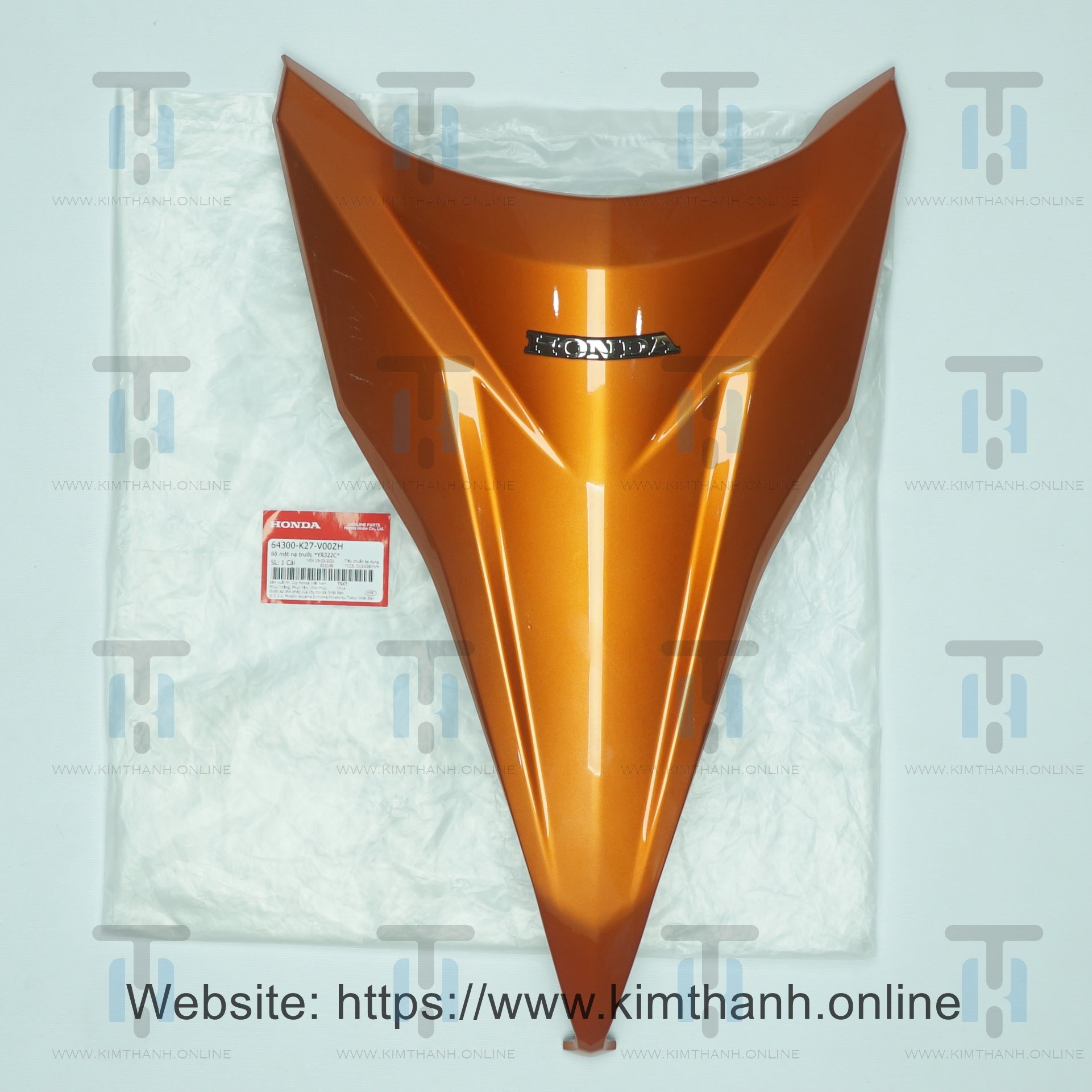 Mặt nạ cam có tem Air Blade 2013 - 2015 đèn cầu