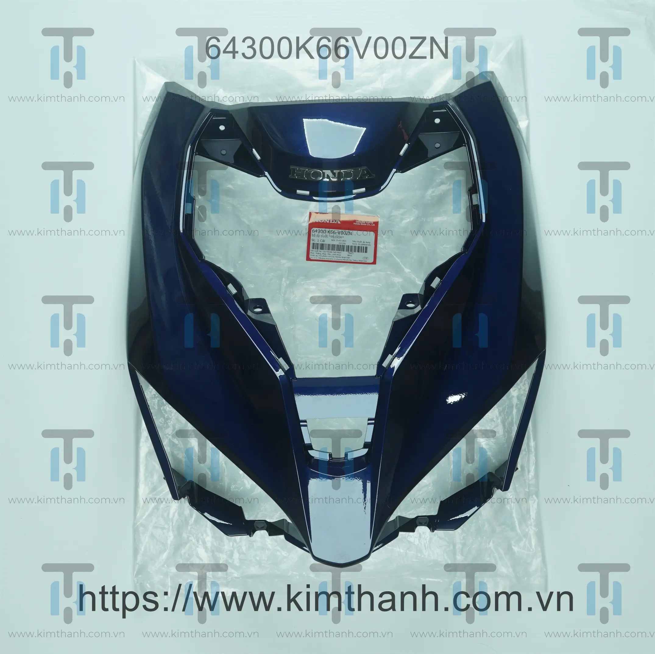 Mặt nạ lớn mực lợt tem Honda Air Blade 2016 - 2019 đèn LED