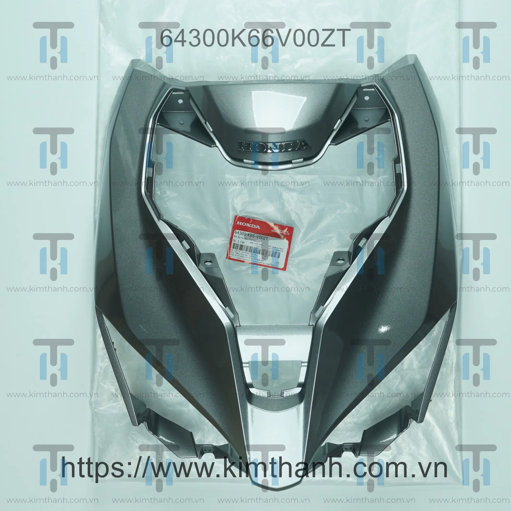 Mặt nạ lớn xám tem Honda Air Blade 2016 - 2019 đèn LED