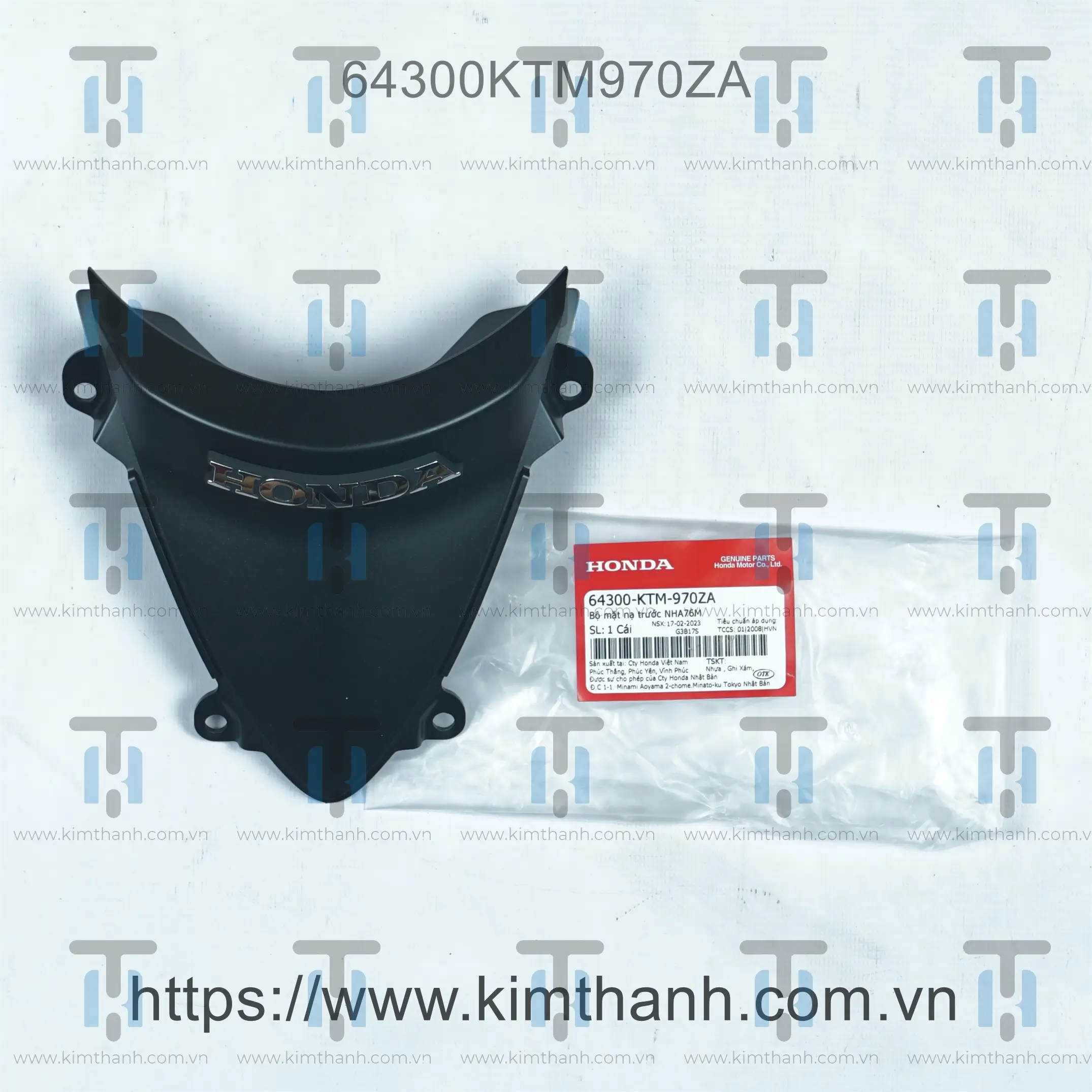 Mặt nạ nhỏ đen mờ tem honda Future Neo 2005