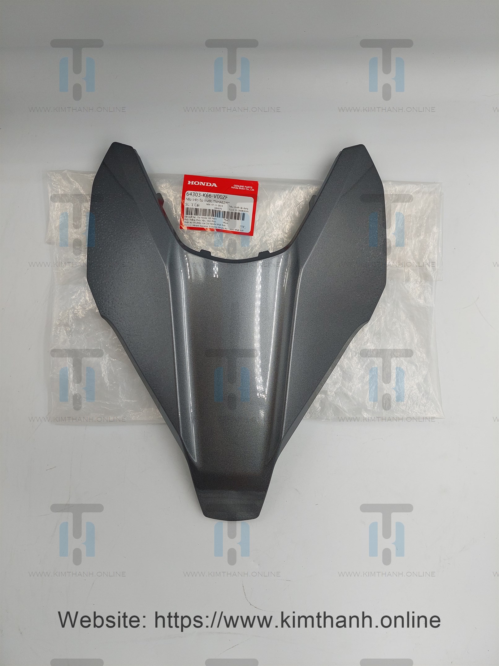 Mặt nạ nhỏ xám không tem Air Blade 2016 - 2019 đèn LED