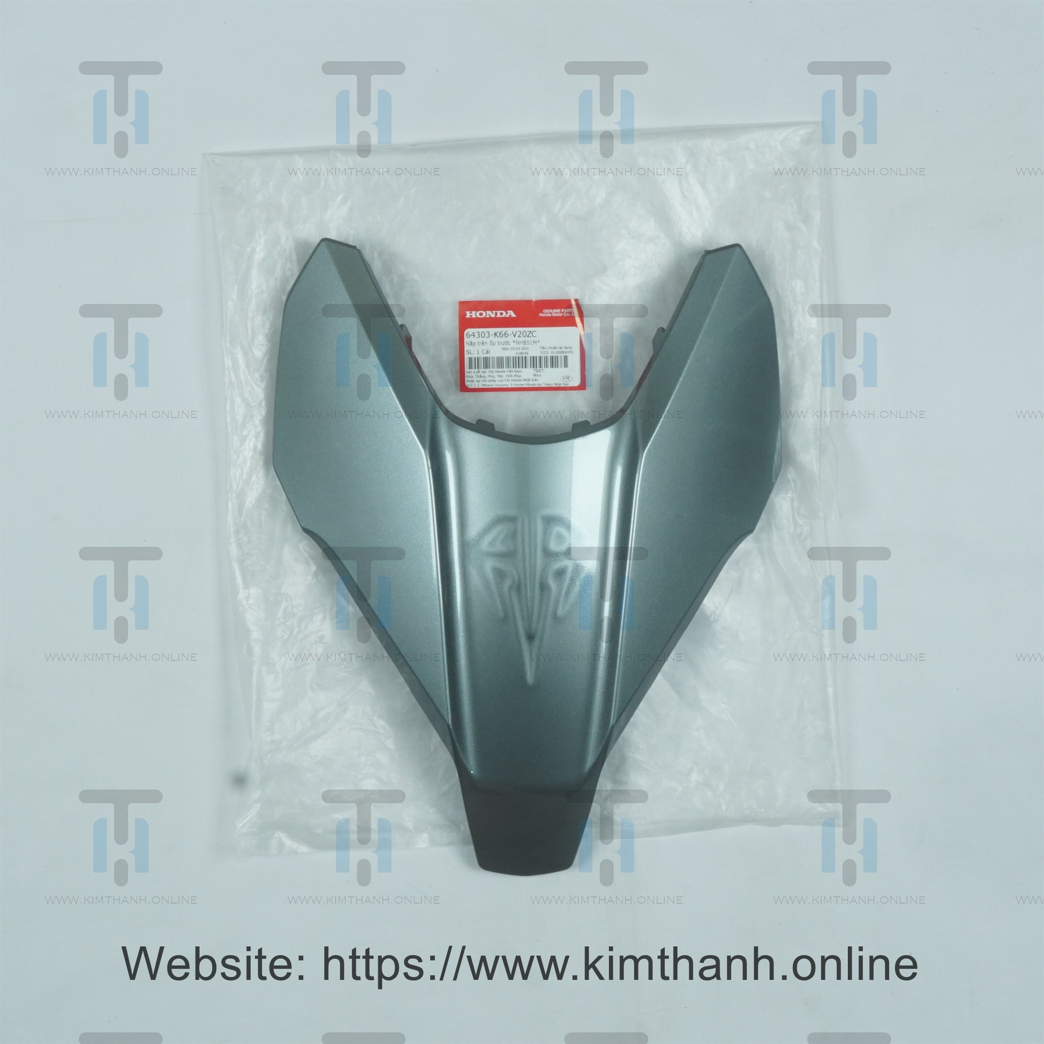Mặt nạ nhỏ xám lợt 3D Air Blade 2016 - 2019 đèn LED