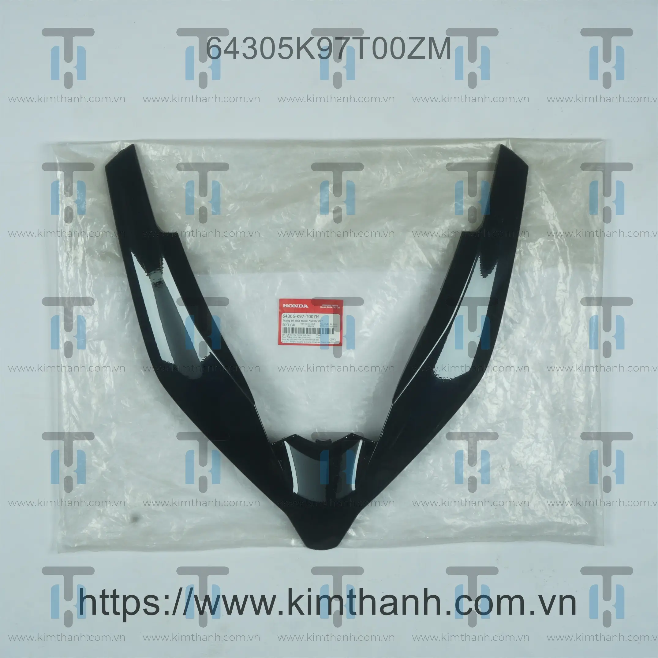 Trang trí nạ đen bóng PCX 2017 - LED