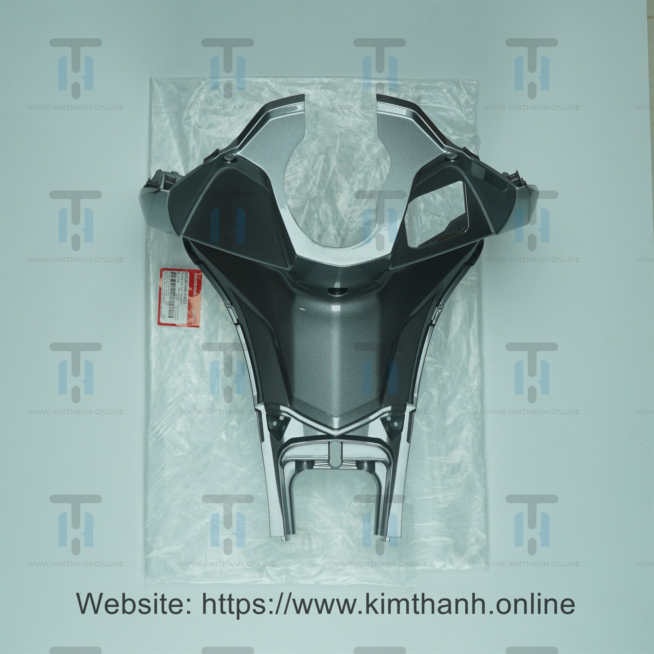 Cốp trên xám không tem Air Blade 2016 - 2019 đèn LED