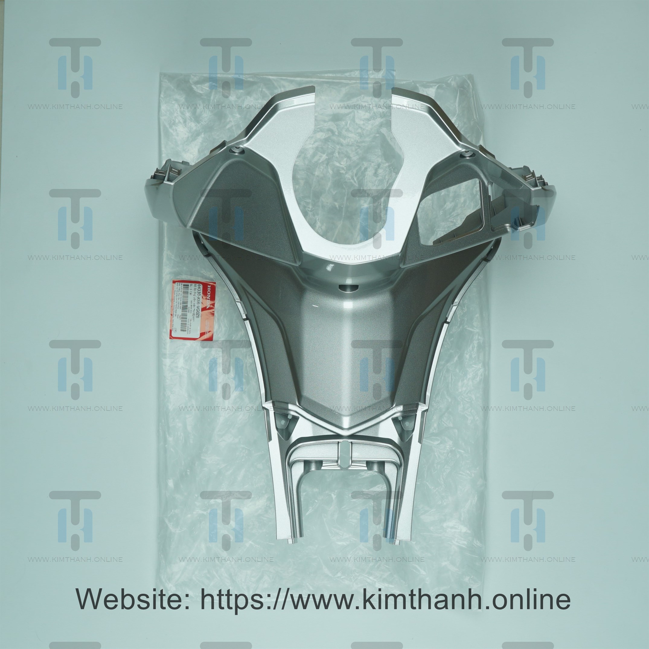 Ốp hông yếm trên Air Blade 2016 màu bạc bóng Smartkey