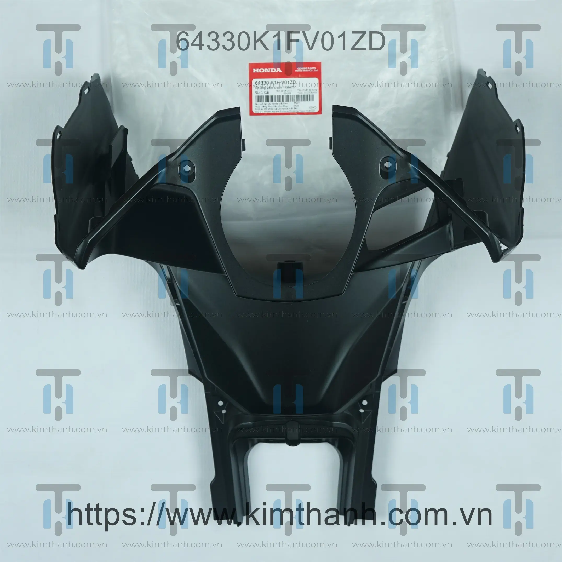 Ốp khóa đen mờ Air Blade 2020 - 2021 đèn LED