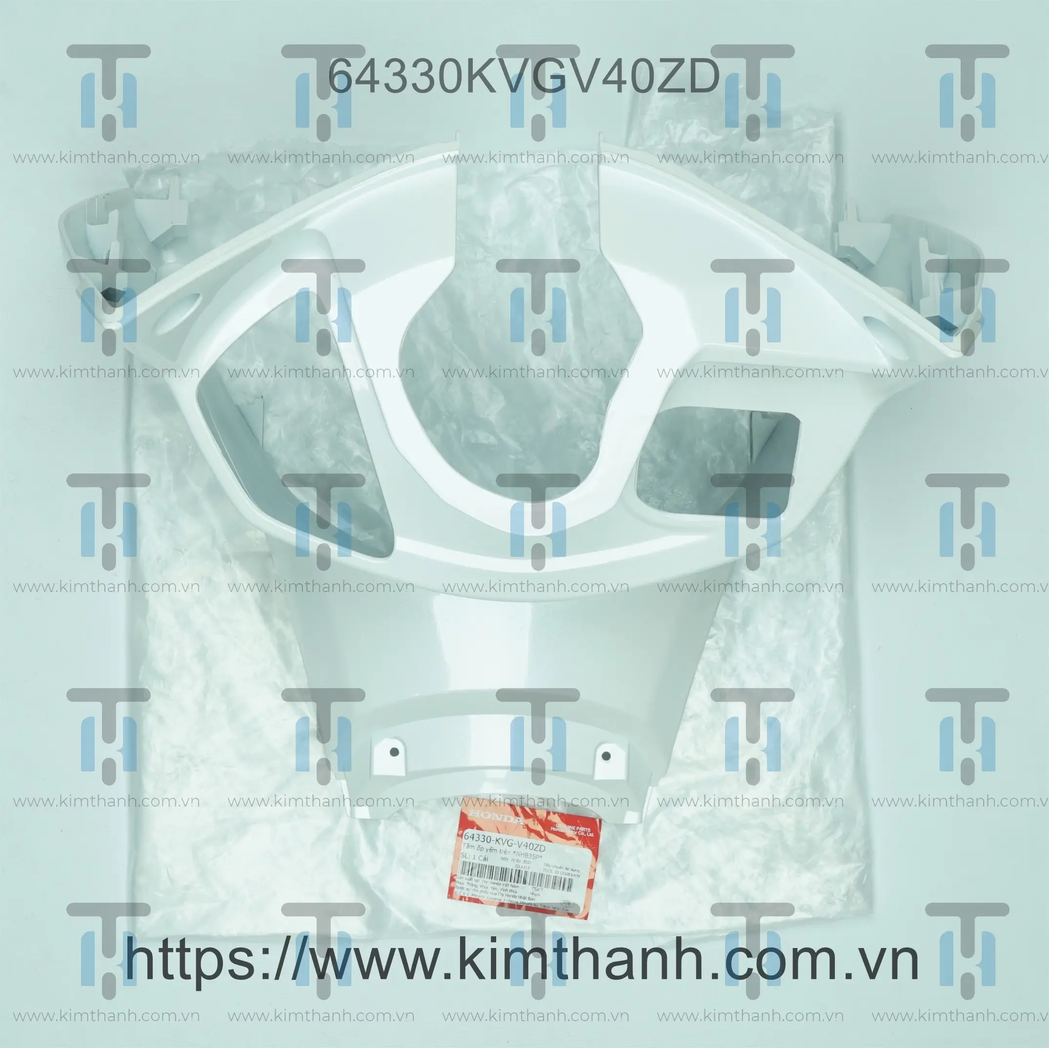 Ốp ổ khóa trắng Air Blade 2011 2012 đầu bò