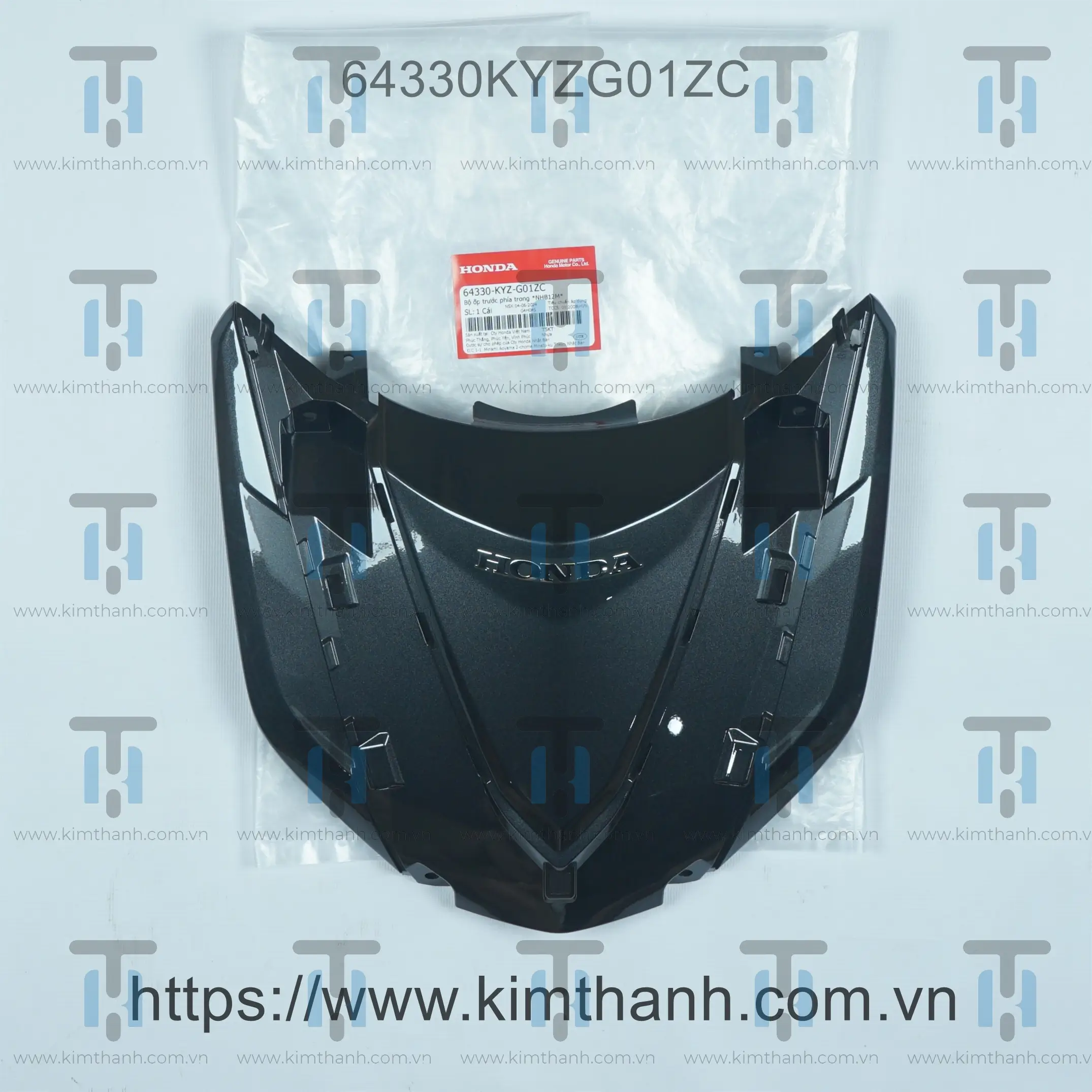 Mặt nạ lớn xám đậm có tem 2017 Future 125cc 2013