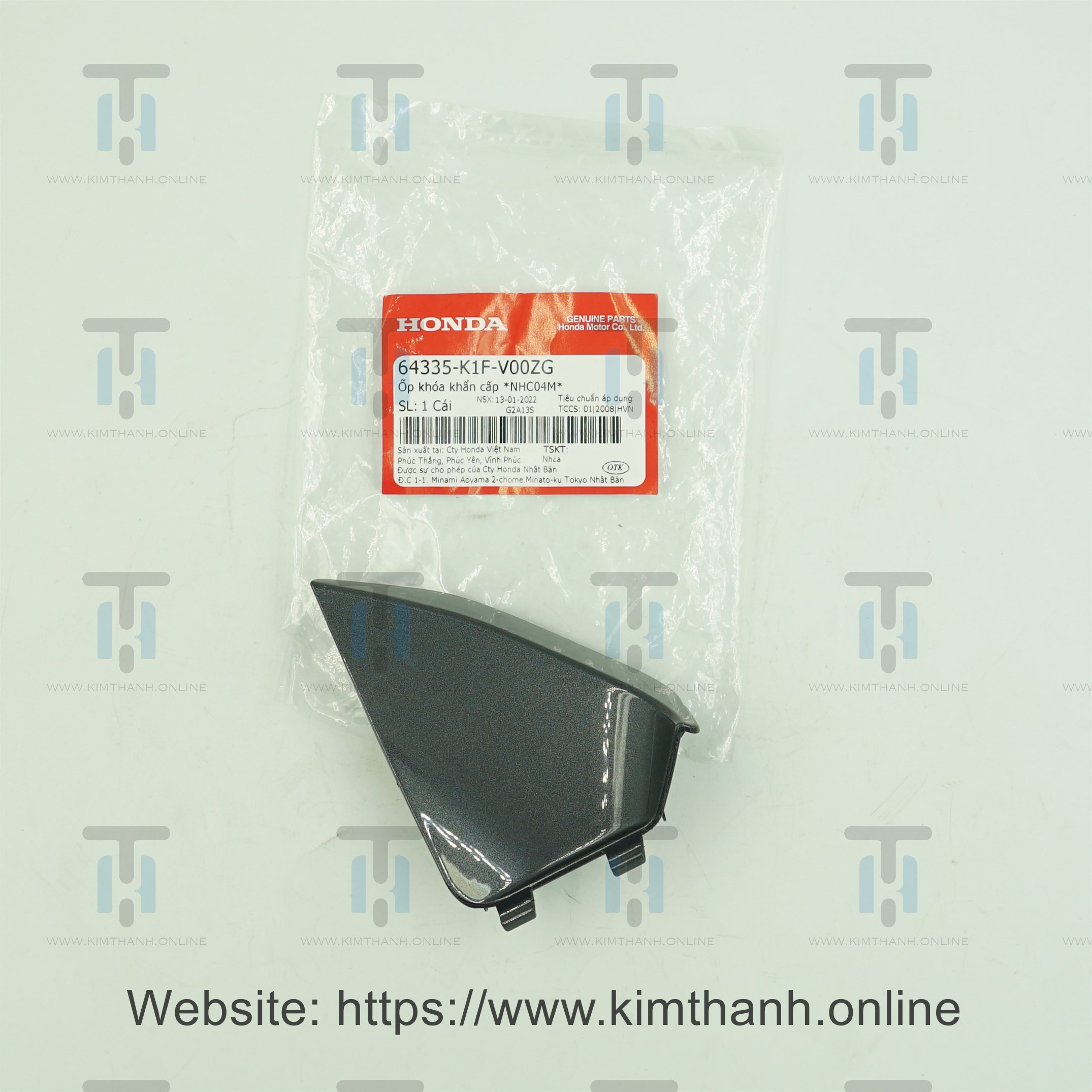 Nắp khóa khẩn cấp xám lợt Air Blade 2020