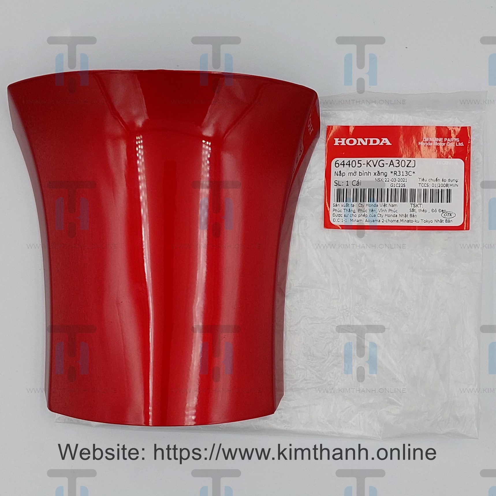 Nắp xăng Honda Việt Fi đỏ Air Blade đời đầu