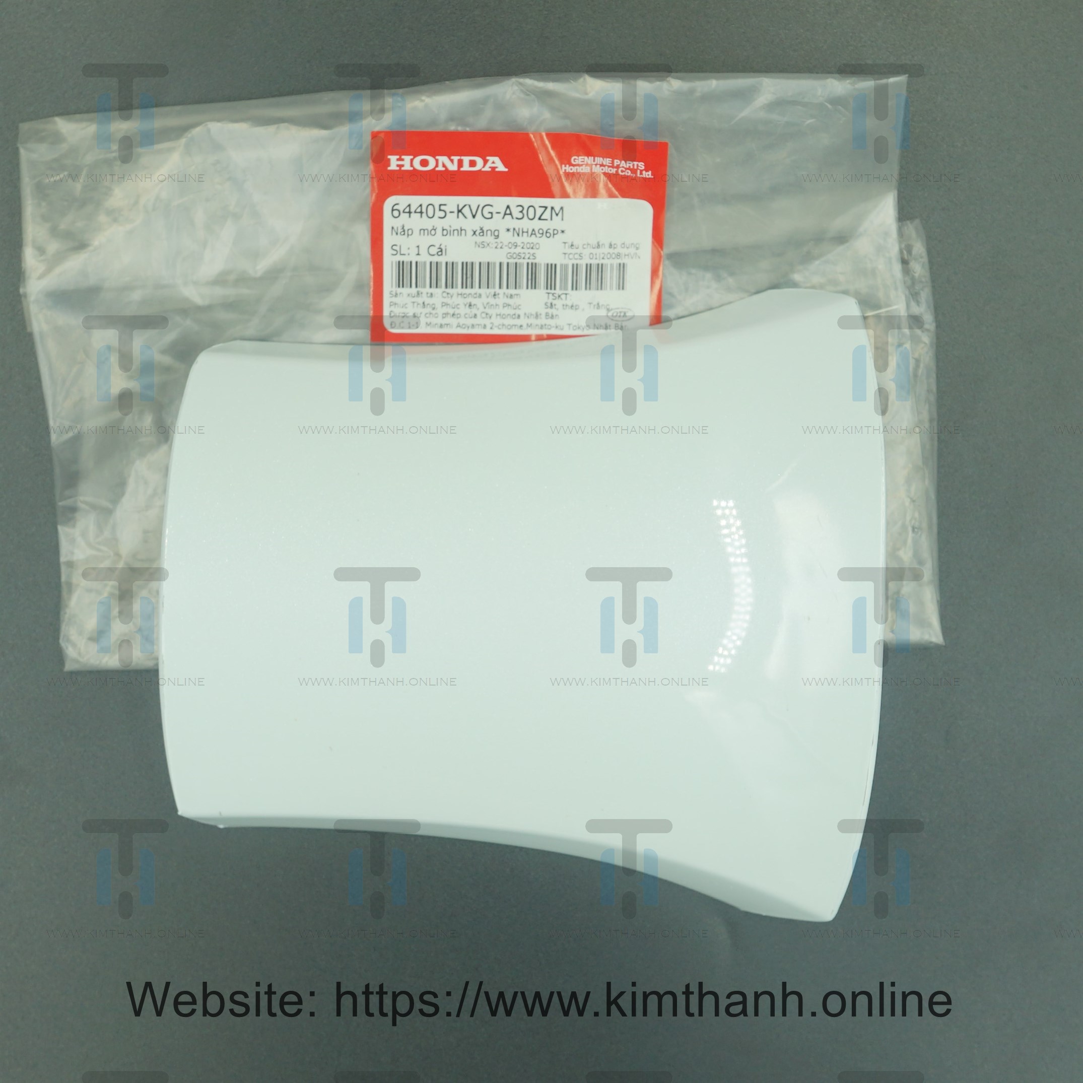 Nắp xăng Honda Việt Fi trắng Air Blade đời đầu