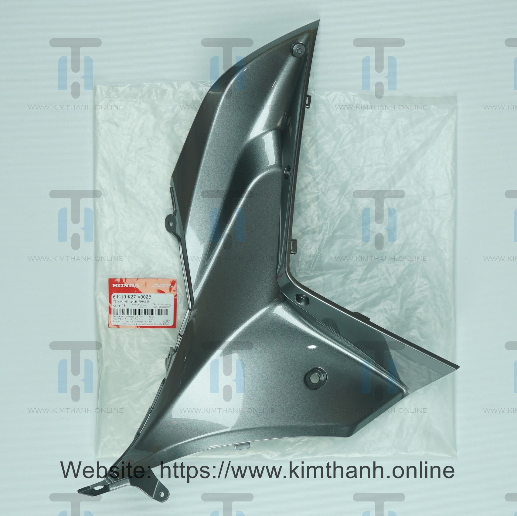 Cốp xám phải Air Blade 2013 - 2015 đèn cầu