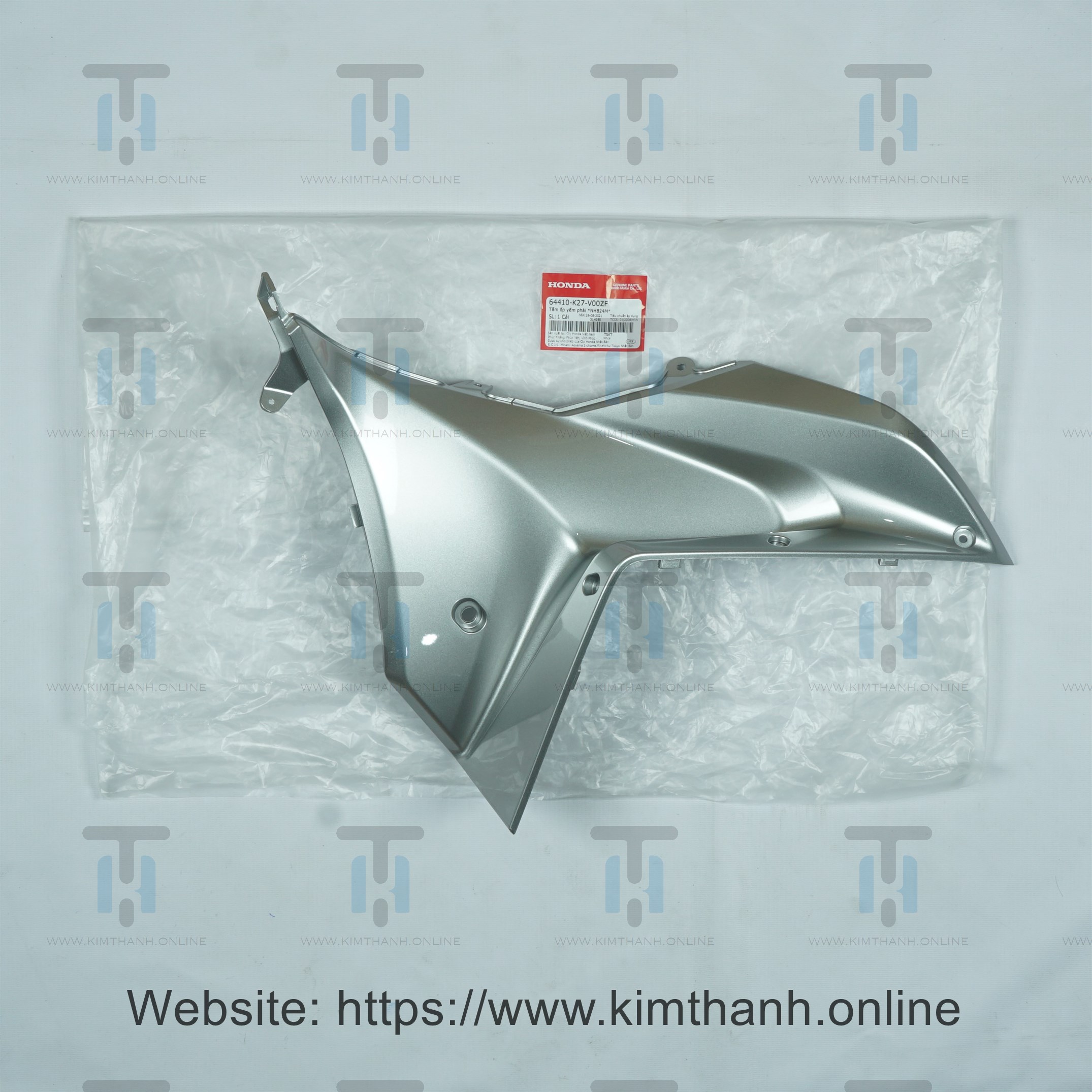 Cốp bạc phải Air Blade 2013 - 2015 đèn cầu